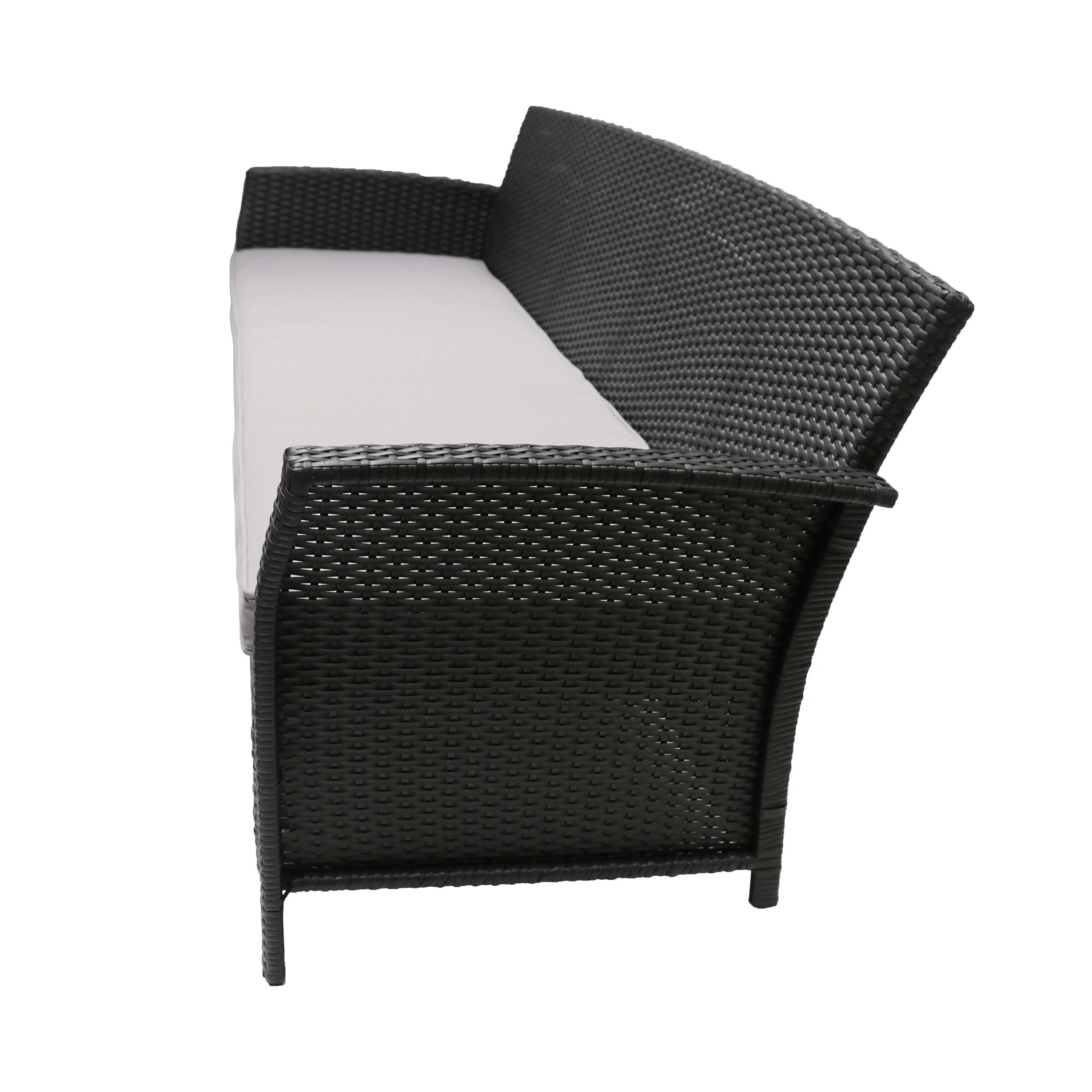 St Lucia Three-Seater Outdoor Woven Sofa - Image 8