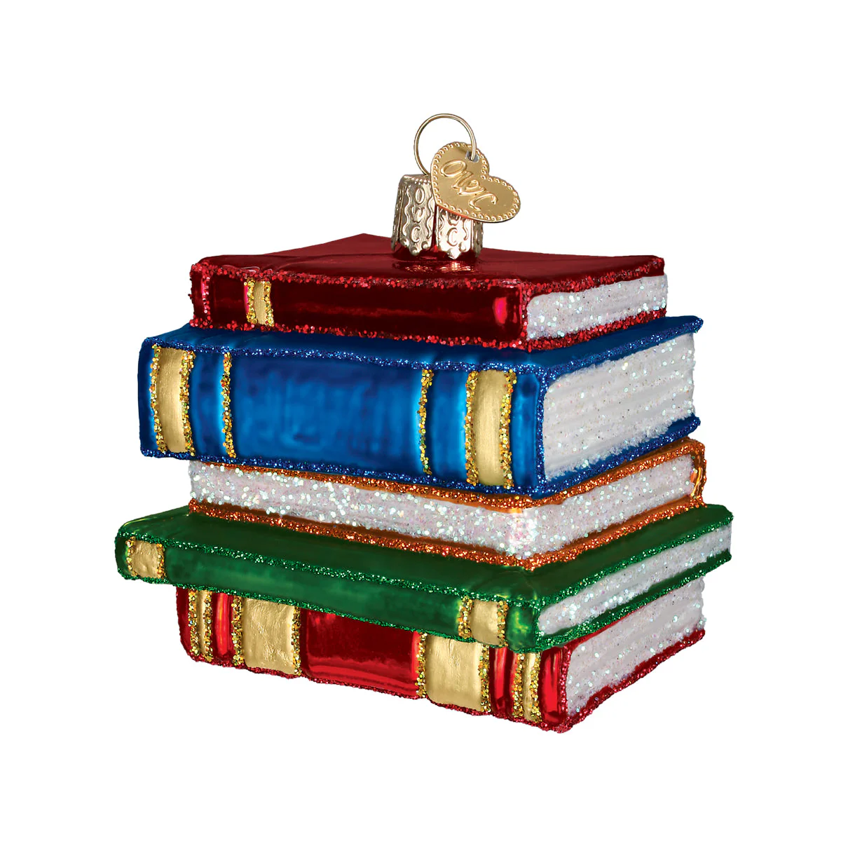 Stack Of Books Ornament - Image 4