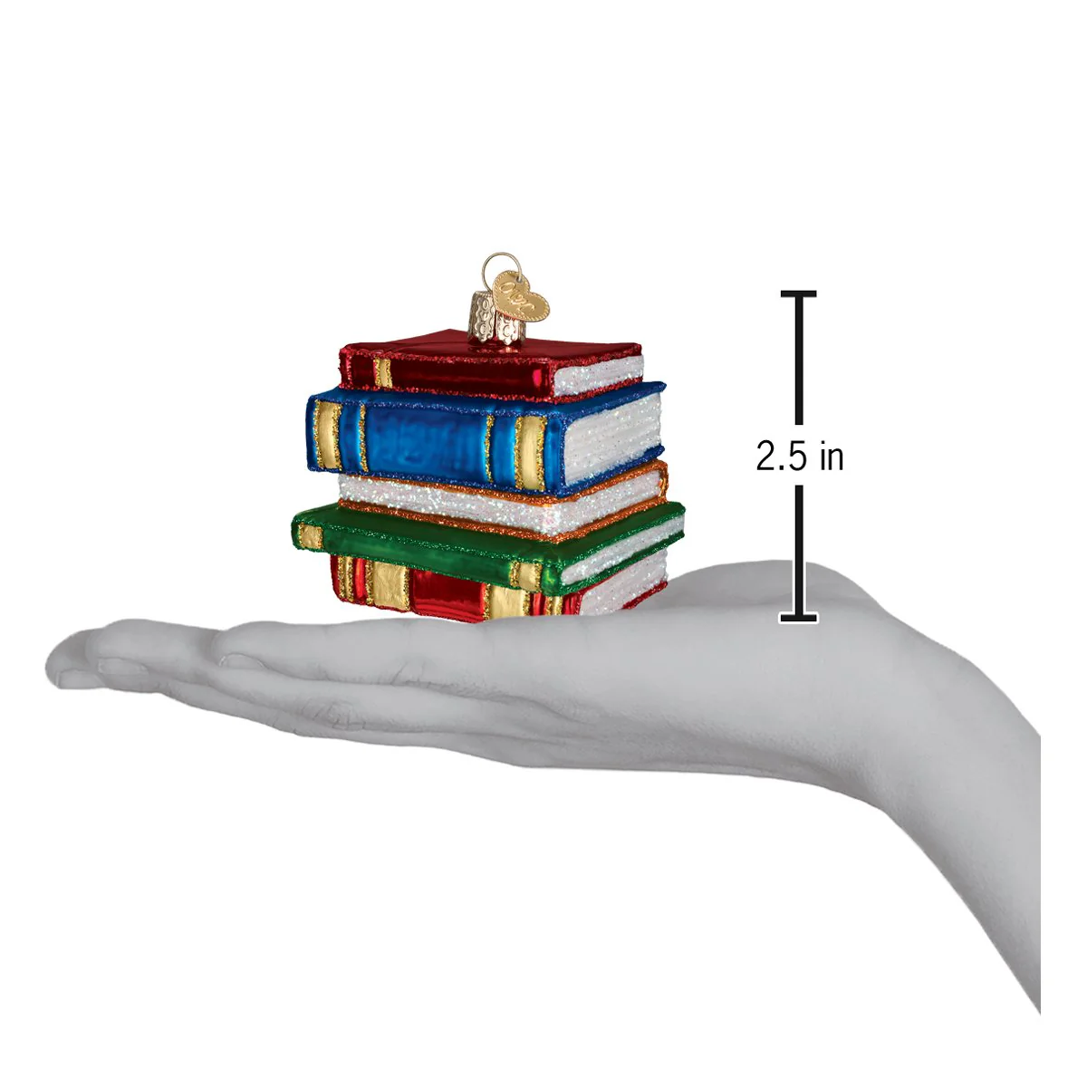 Stack Of Books Ornament - Image 8