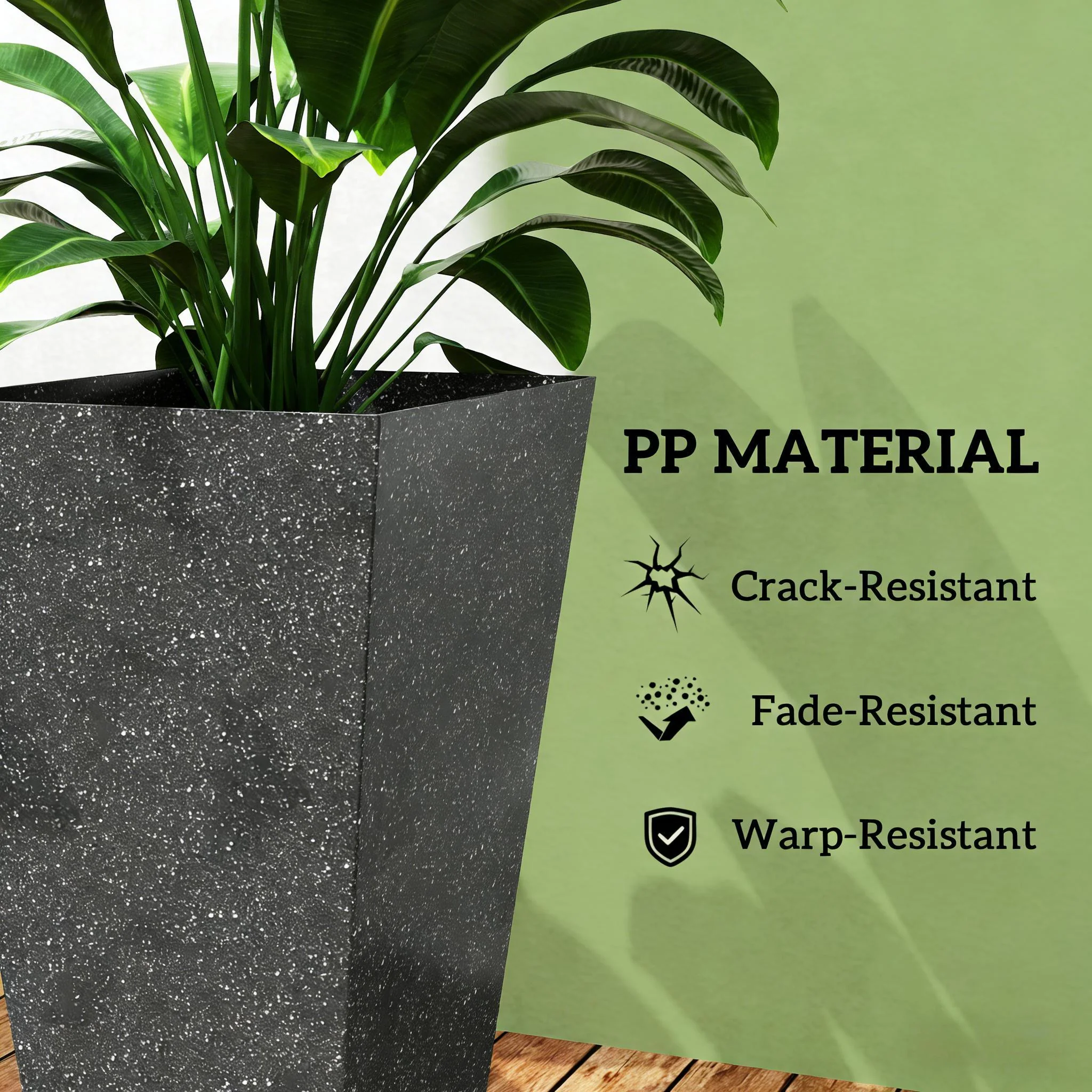 Stackable Taper Planters, Set of 3 - Image 6