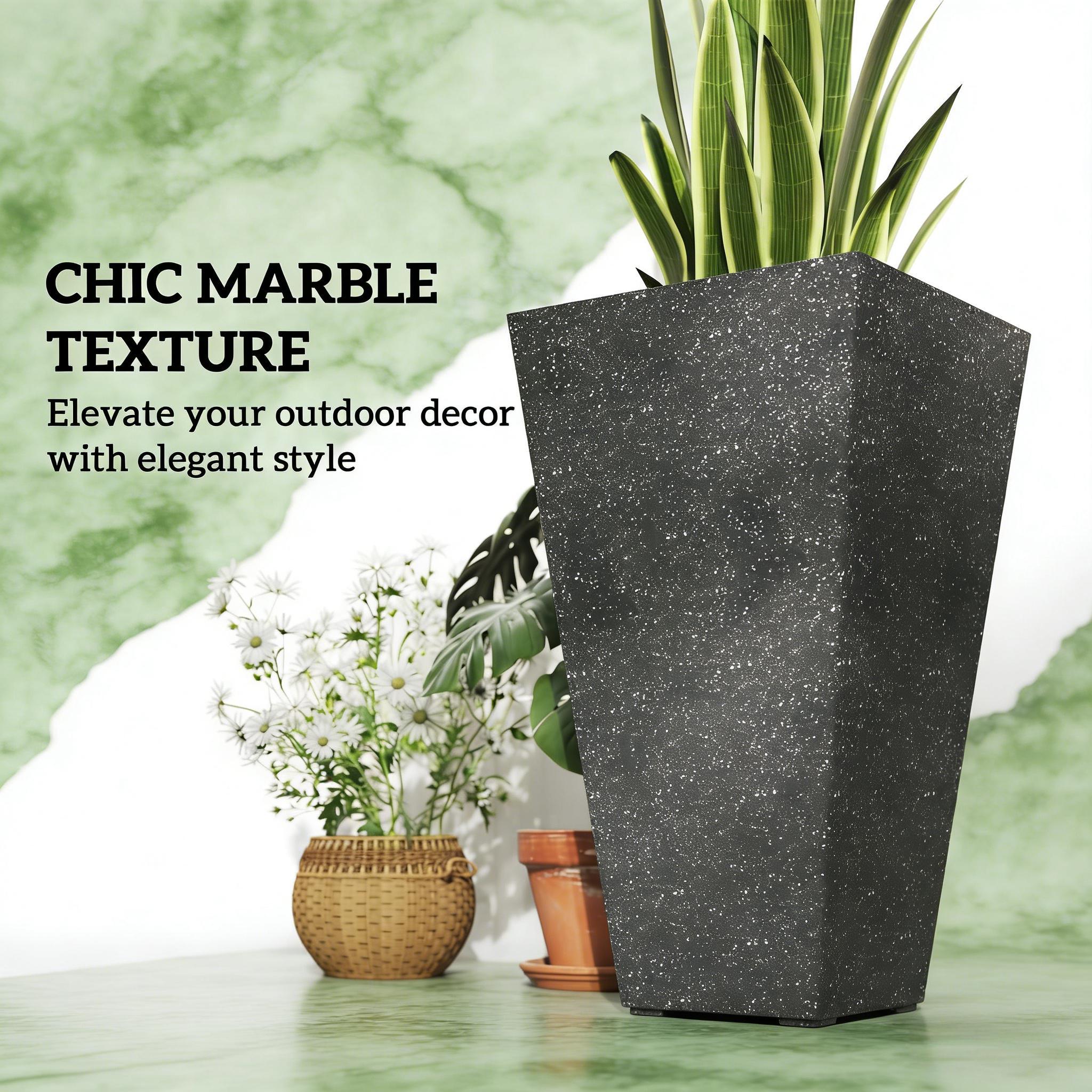 Stackable Taper Planters, Set of 3 - Image 8