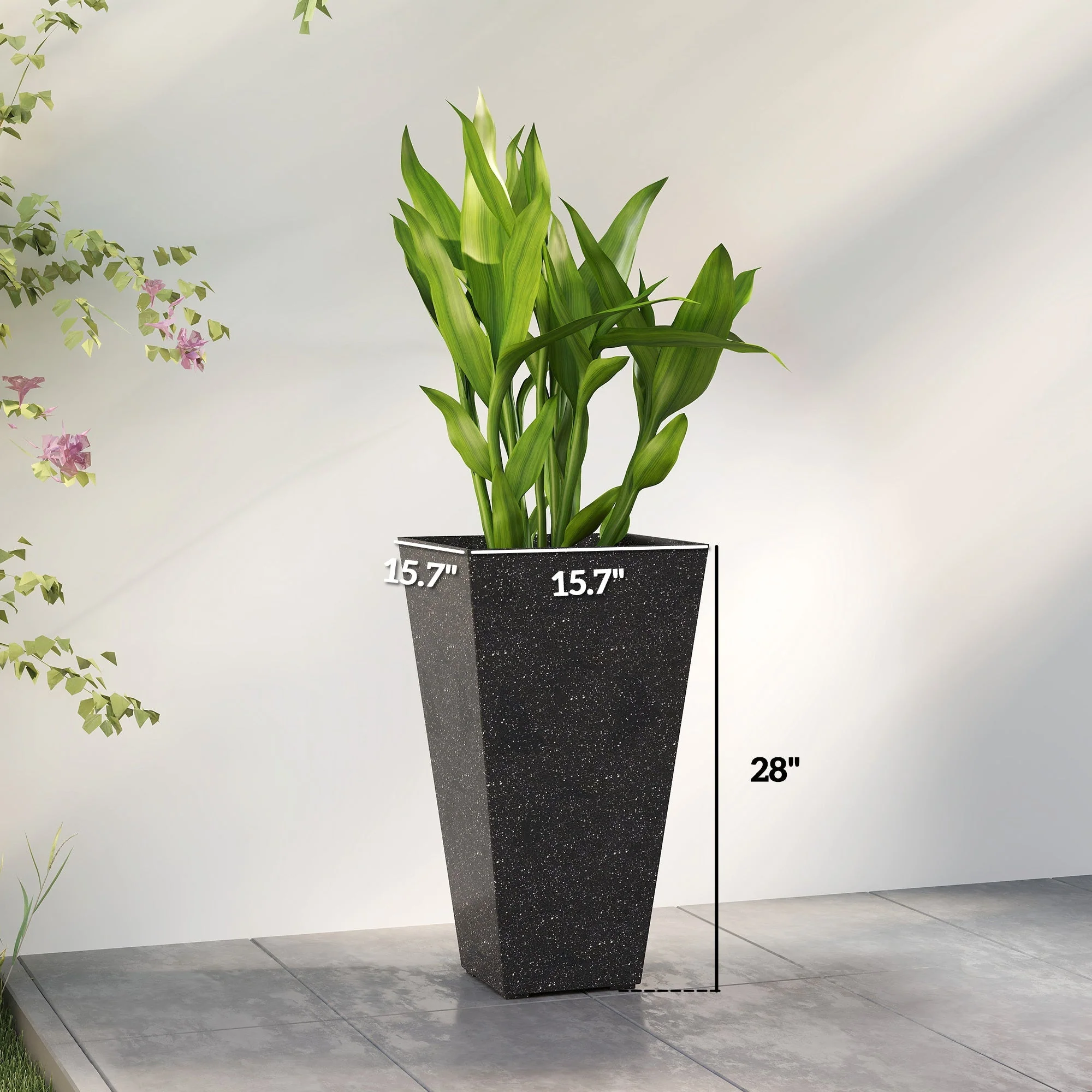 Stackable Taper Planters, Set of 3 - Image 9