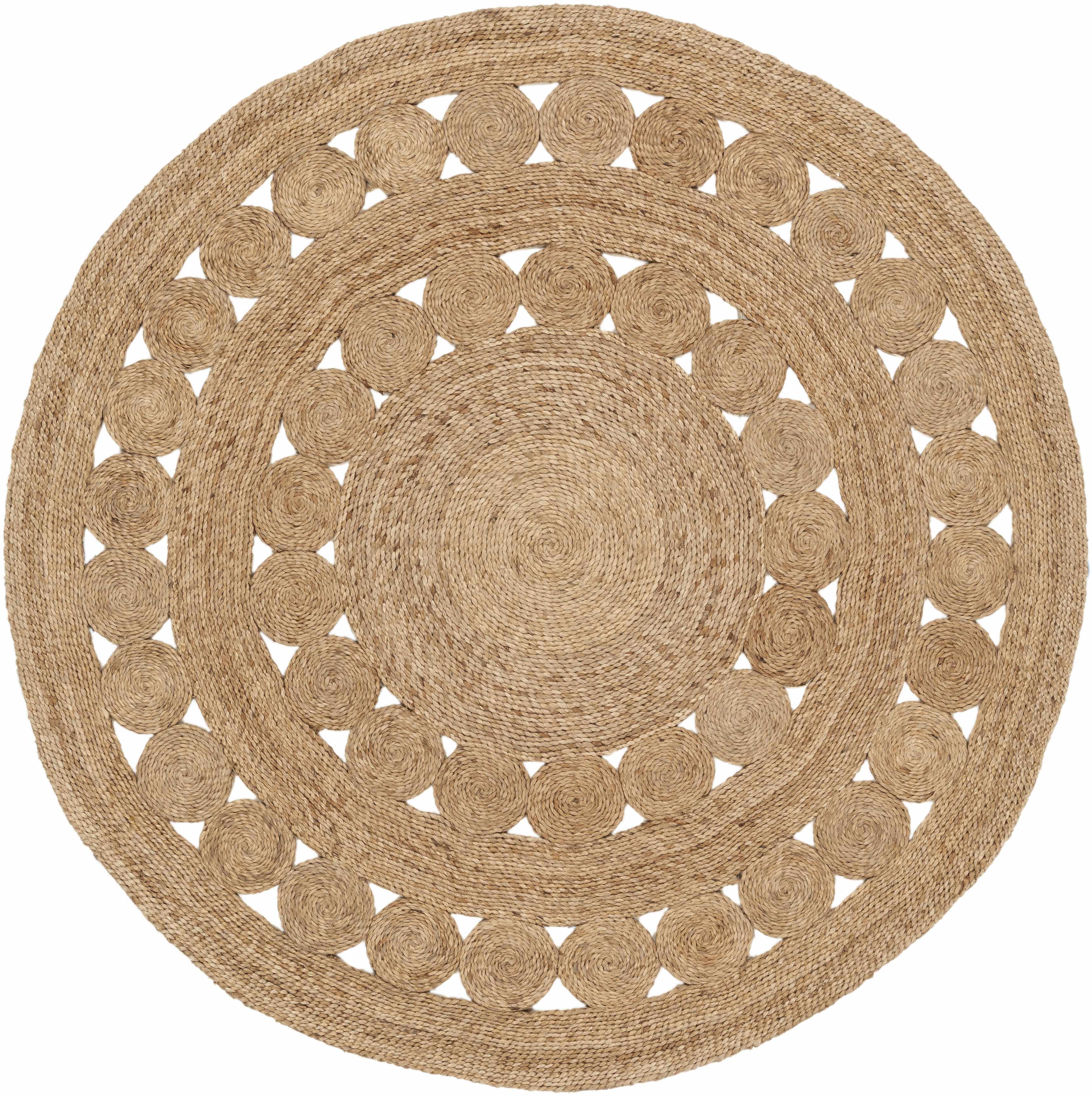 Stafford Round Jute Rug - Clearance - Image 4