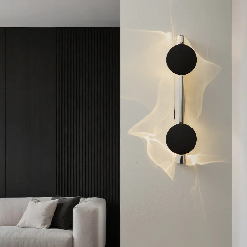 Stainless Rotatable LED Wall Sconce Creative Shadow Light Bedroom Bedside Stairs - Image 2