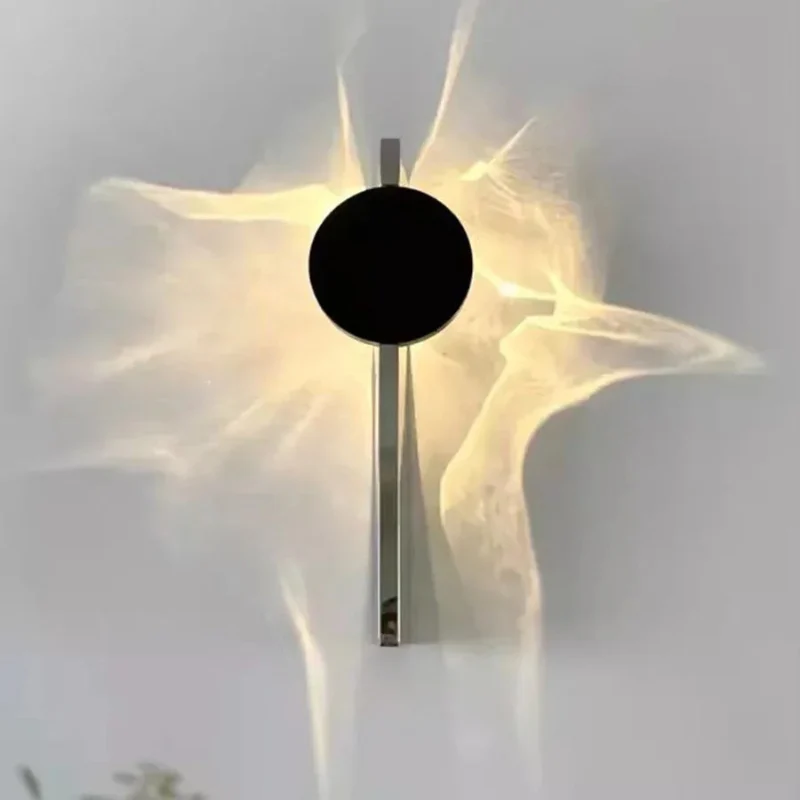 Stainless Rotatable LED Wall Sconce Creative Shadow Light Bedroom Bedside Stairs - Image 7