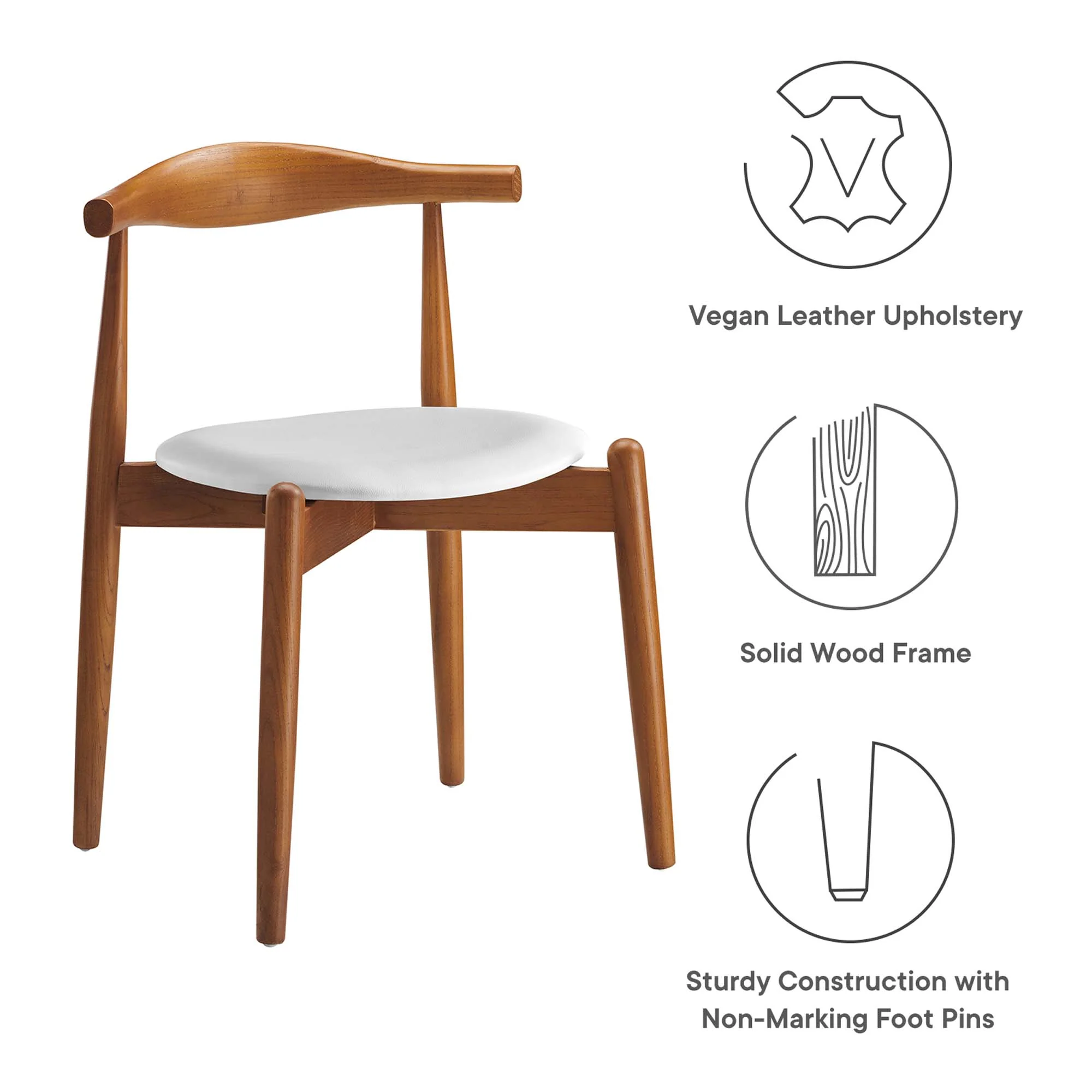 Stalwart Dining Side Chairs Set of 2 by Modway - Image 3