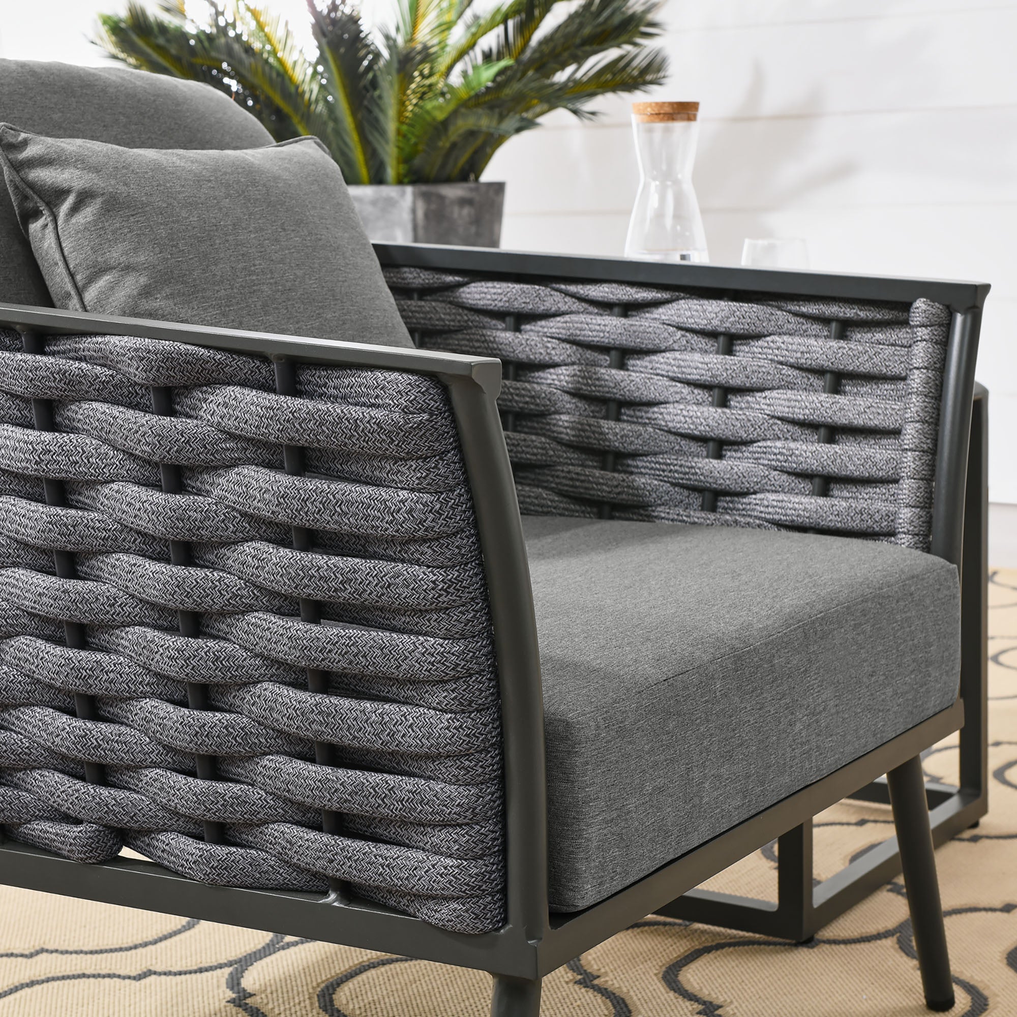 Stance Outdoor Patio Aluminum Armchair by Modway - Image 8