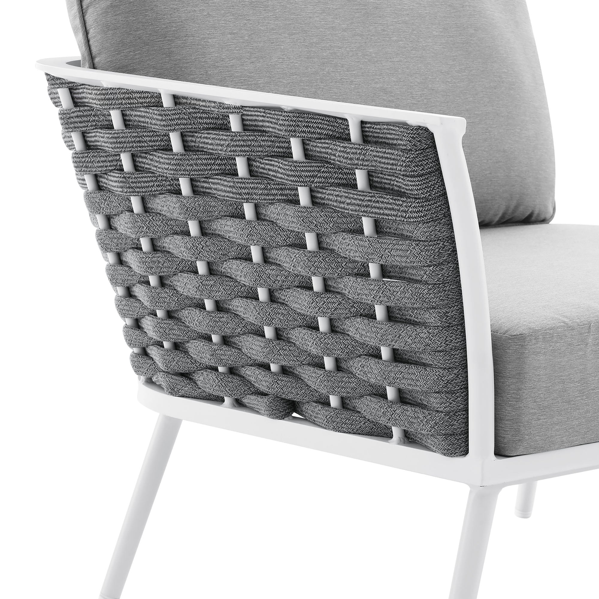 Stance Outdoor Patio Aluminum Left-Facing Armchair by Modway - Image 3