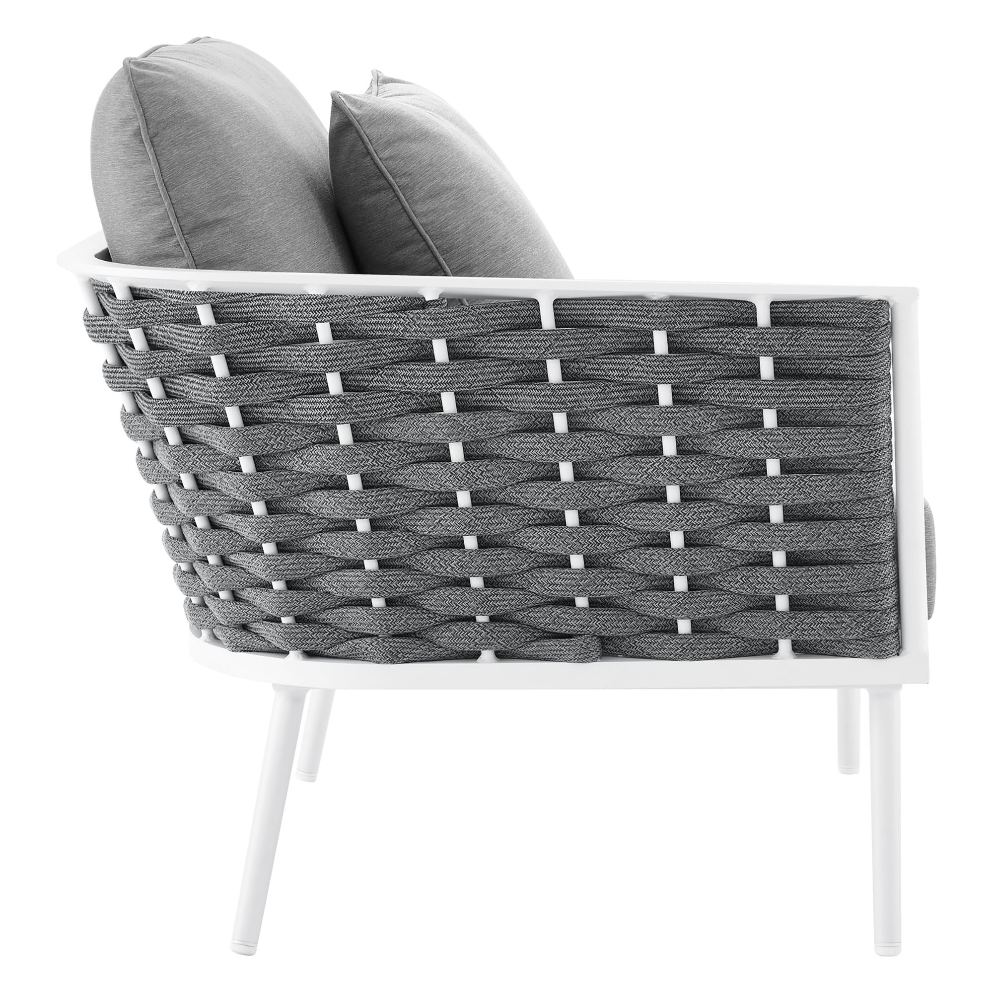Stance Outdoor Patio Aluminum Left-Facing Armchair by Modway - Image 4