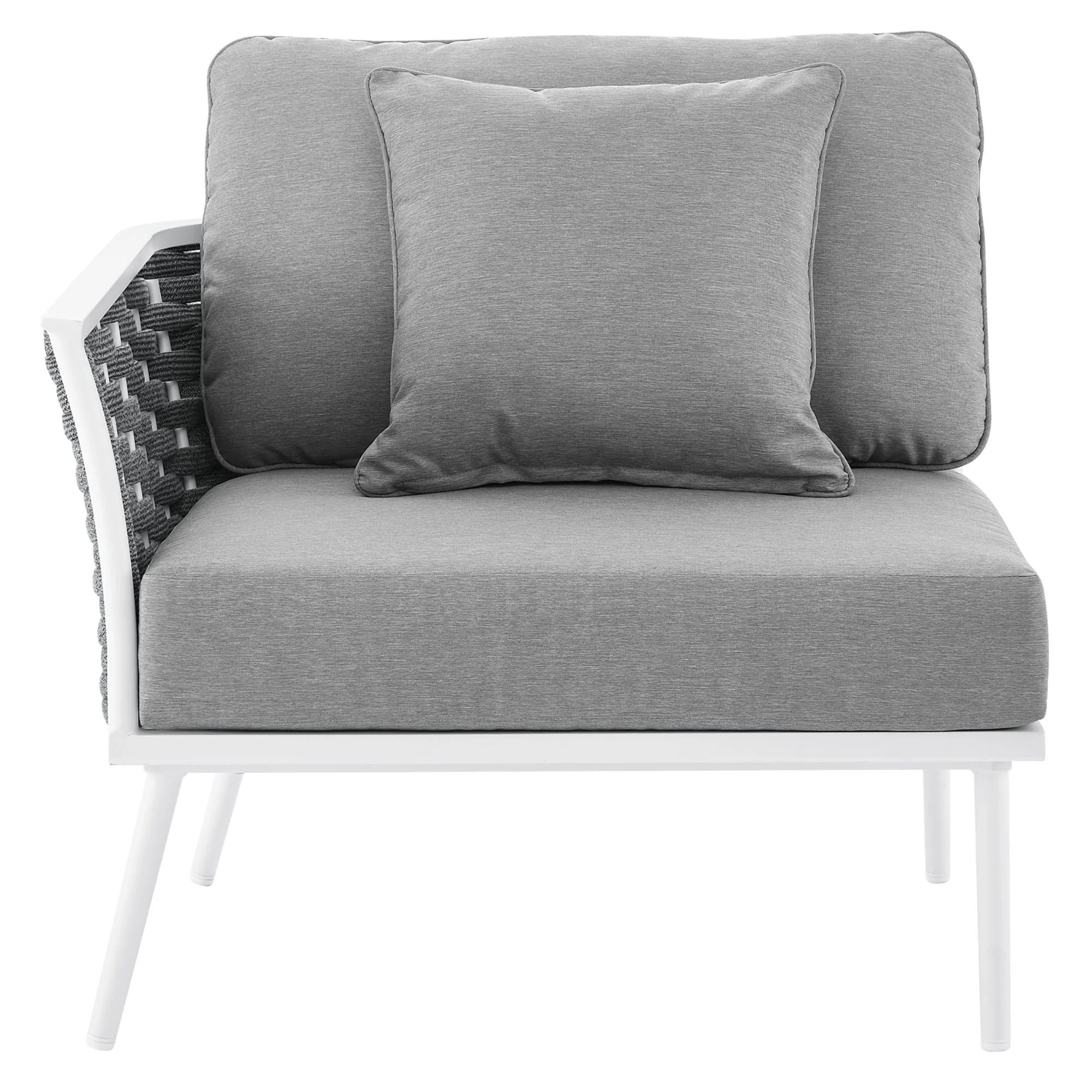 Stance Outdoor Patio Aluminum Left-Facing Armchair by Modway - Image 6