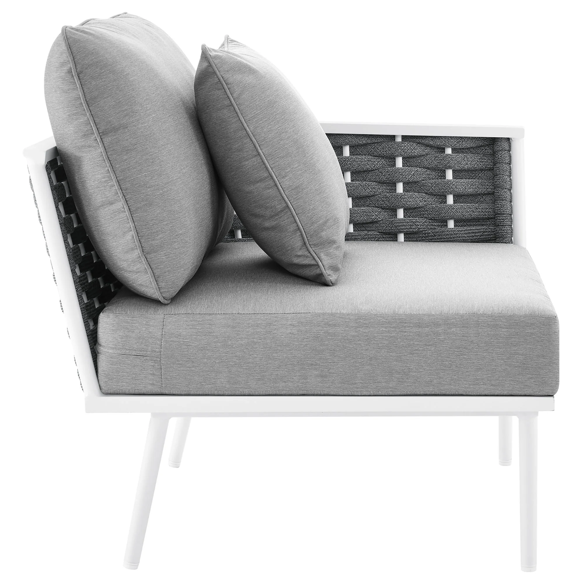 Stance Outdoor Patio Aluminum Right-Facing Armchair by Modway - Image 3