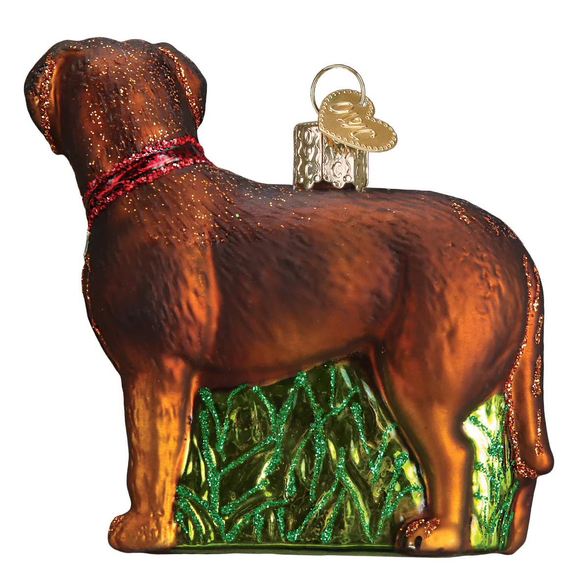 Standing Chocolate Lab Ornament - Image 4