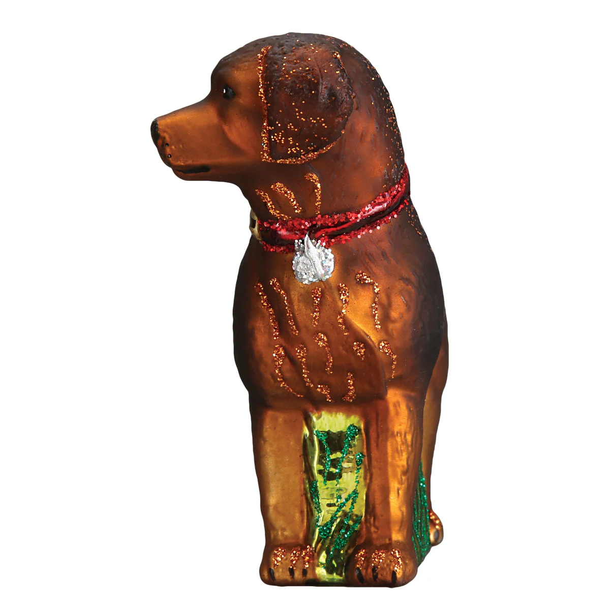 Standing Chocolate Lab Ornament - Image 5