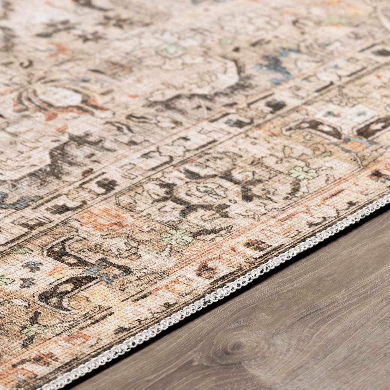 Standon Vintage Flat Pile Washable Rug - Image 10