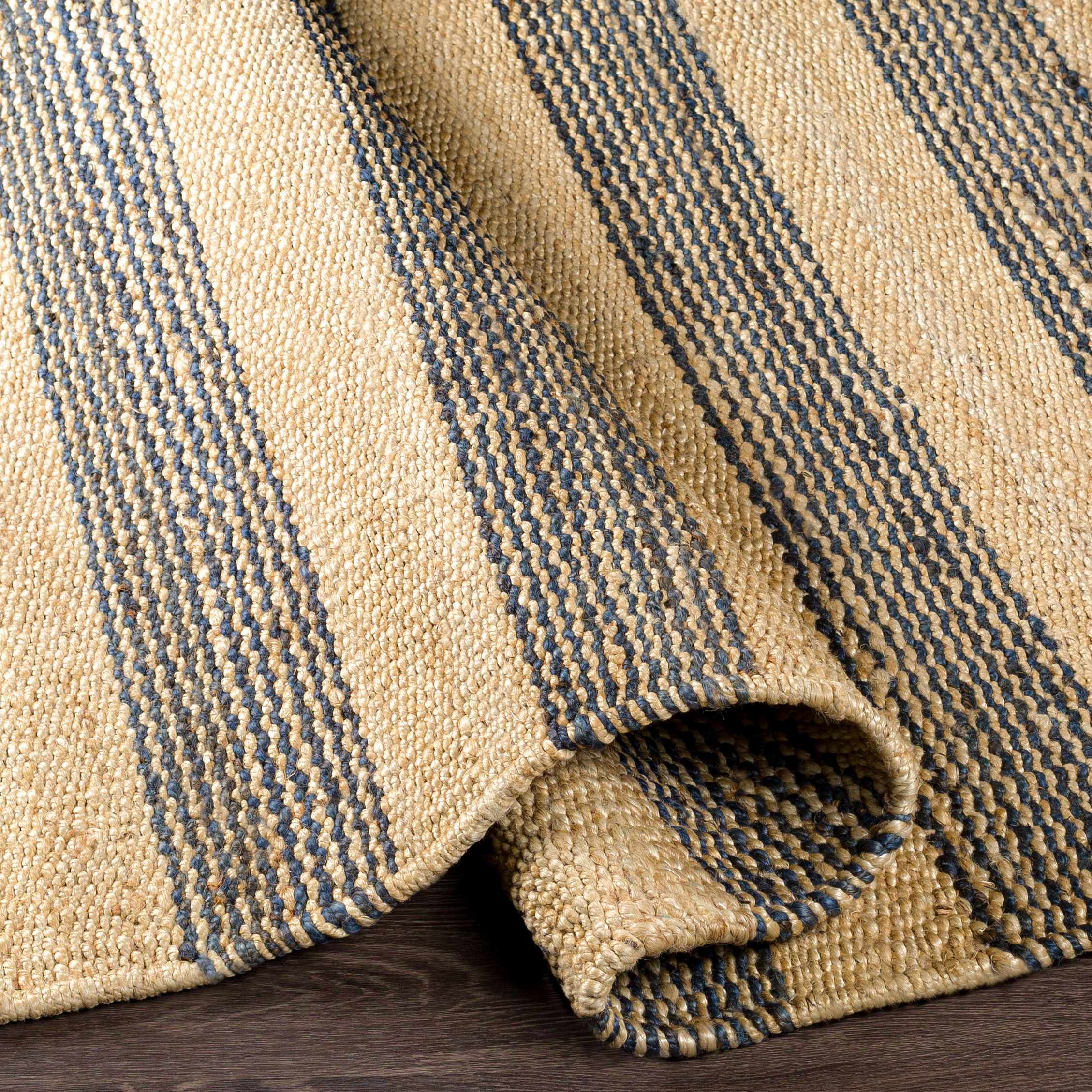 Stapleford Striped Jute Carpet - Clearance - Image 3