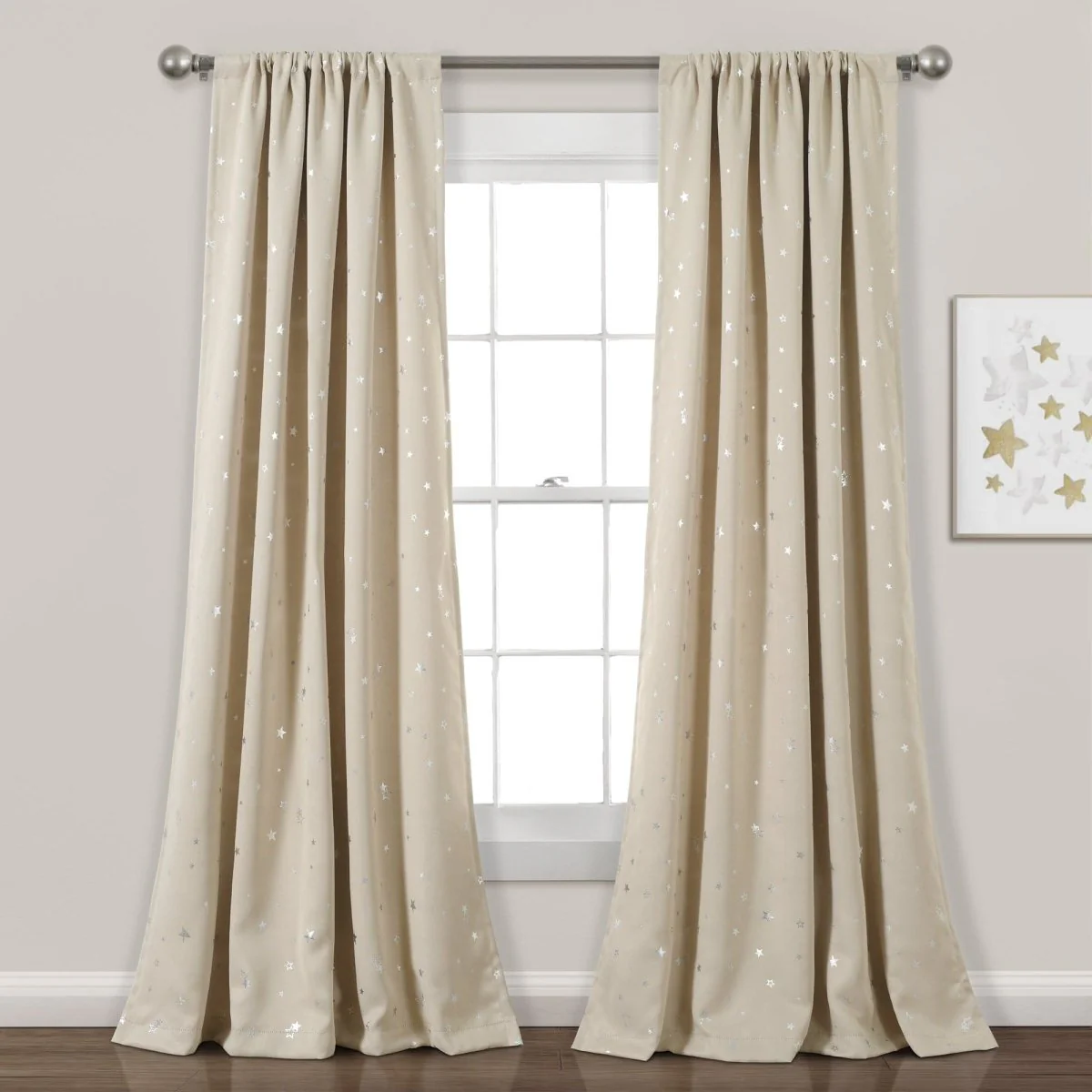 Star Blackout Window Curtain Set - Image 7