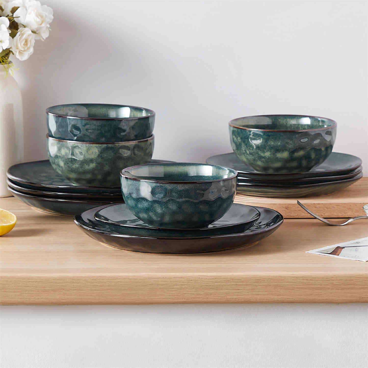 Starry 12 Piece Petite Dinnerware Set - Image 12