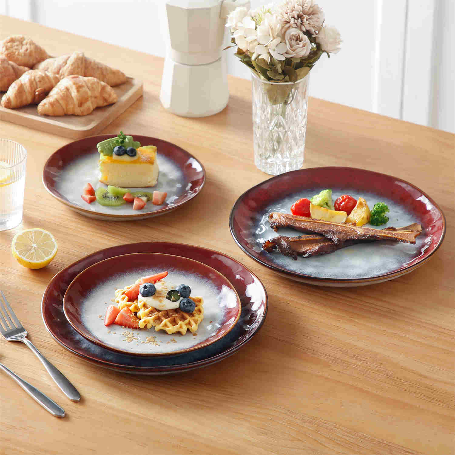 Starry 12 Piece Petite Dinnerware Set - Image 16