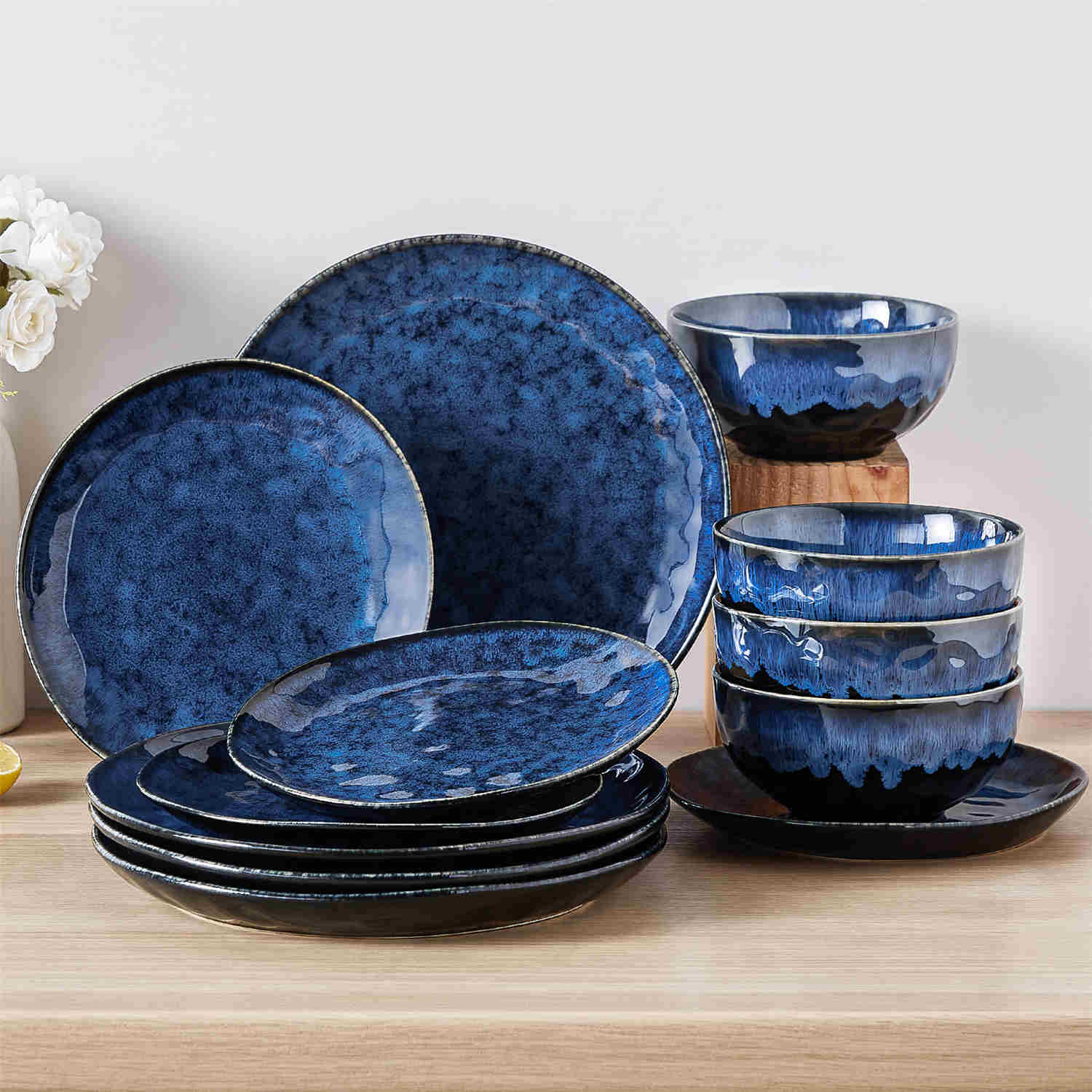 Starry 12 Piece Petite Dinnerware Set - Image 4
