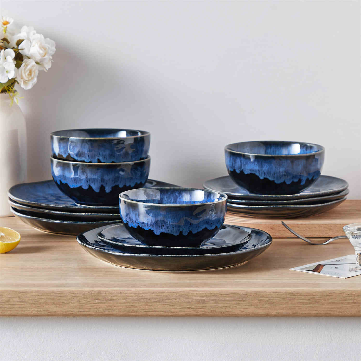 Starry 12 Piece Petite Dinnerware Set - Image 5