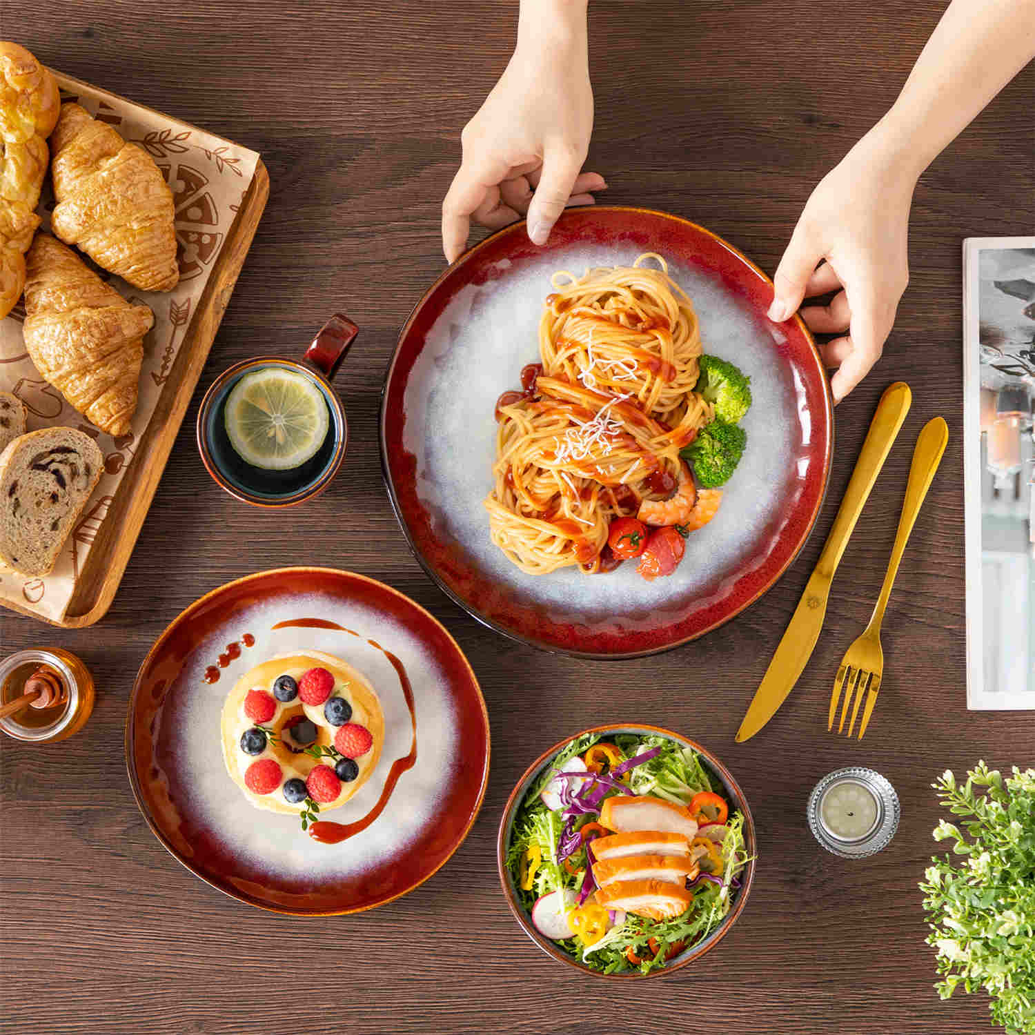 Starry 16 Piece Dinnerware Set - Image 26