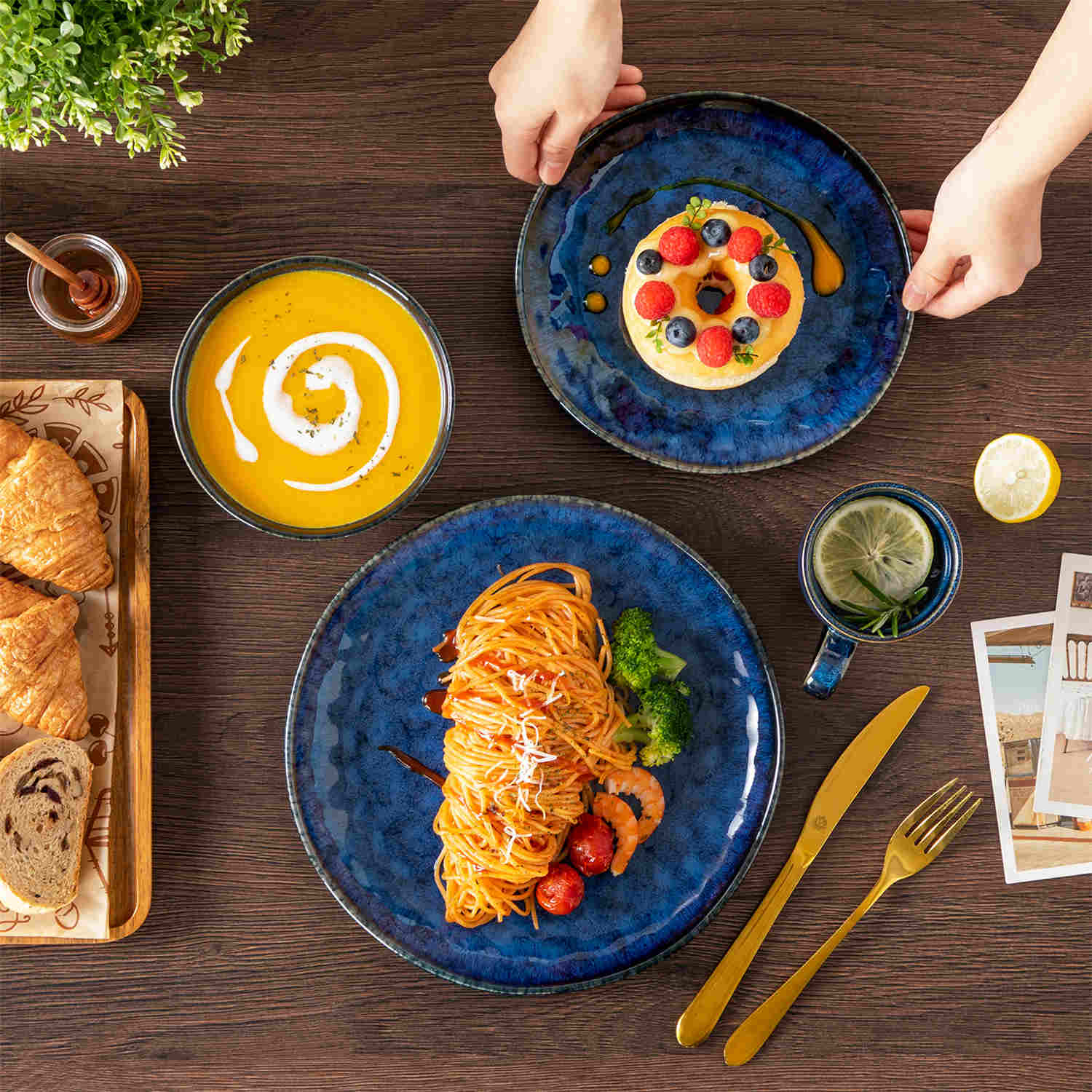 Starry 16 Piece Dinnerware Set - Image 5