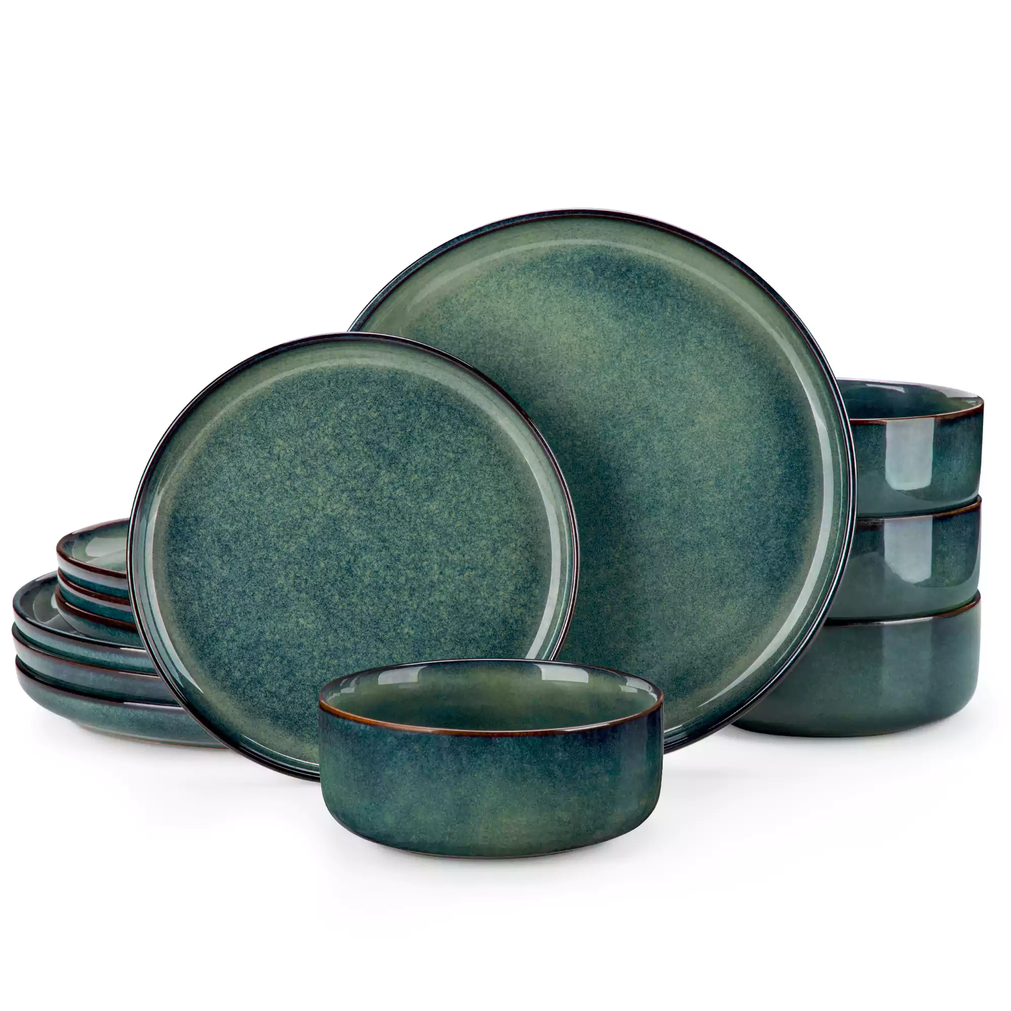 Starry Lipped-Edge 12 Piece Dinnerware Set - Image 13