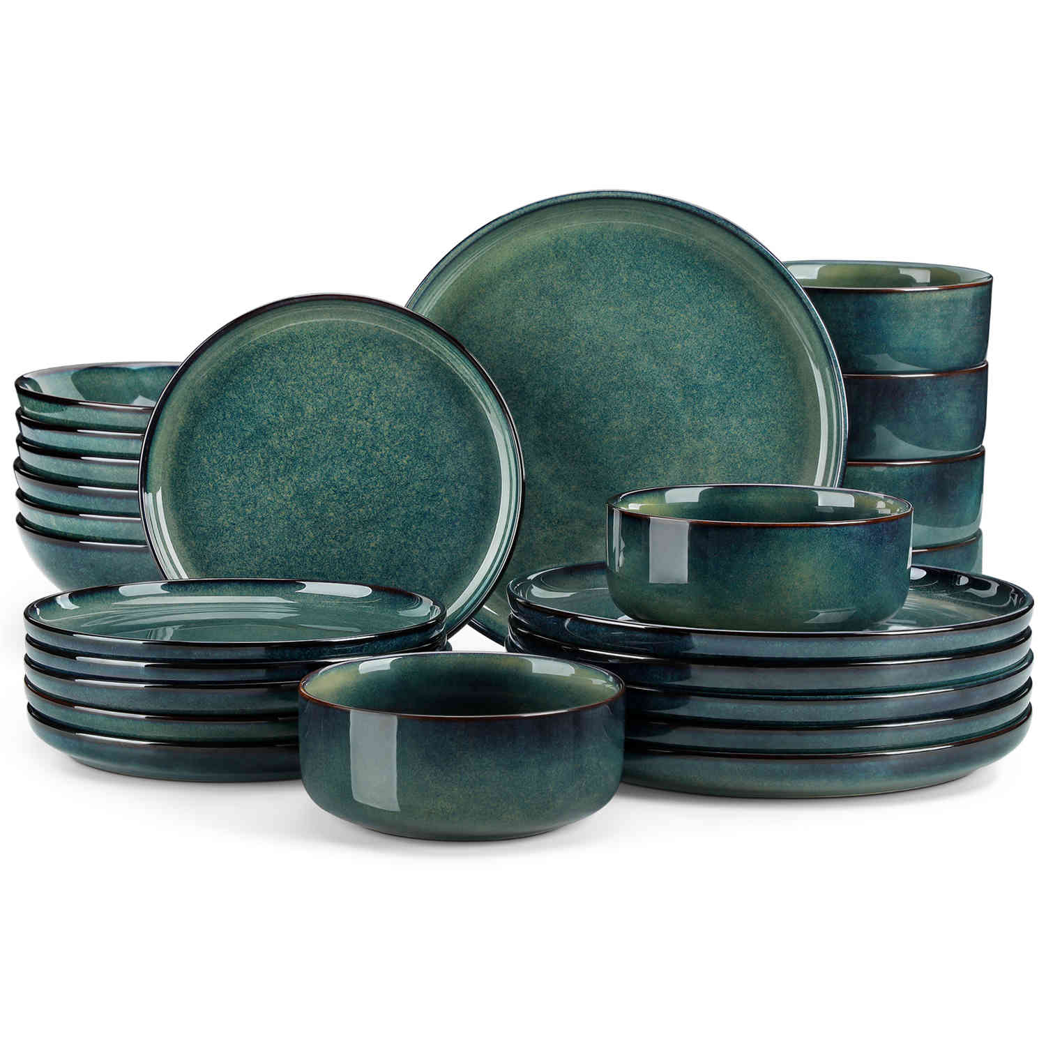 Starry Lipped-Edge 24 Piece Dinnerware Set - Image 9