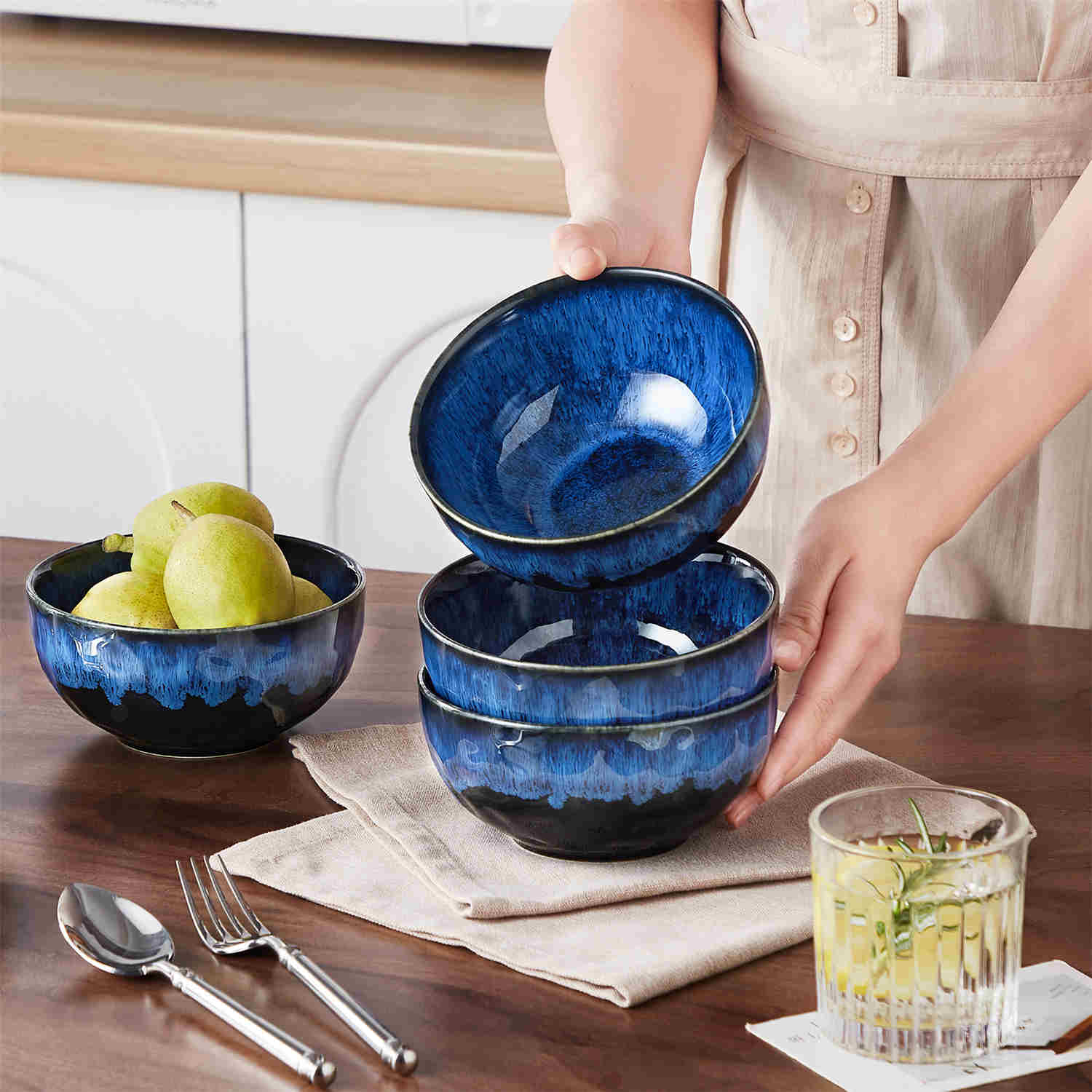 Starry Petite Cereal Bowls Set of 4 - Image 3