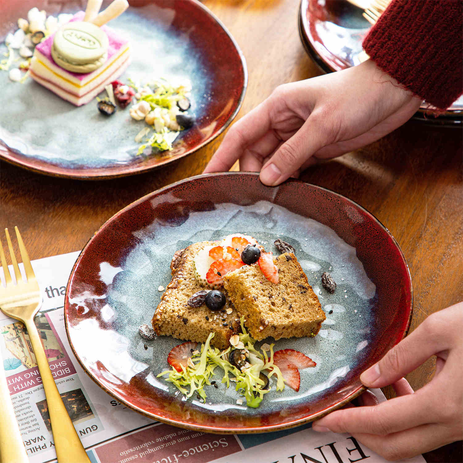 Starry Salad Plates Set of 4 - Image 13