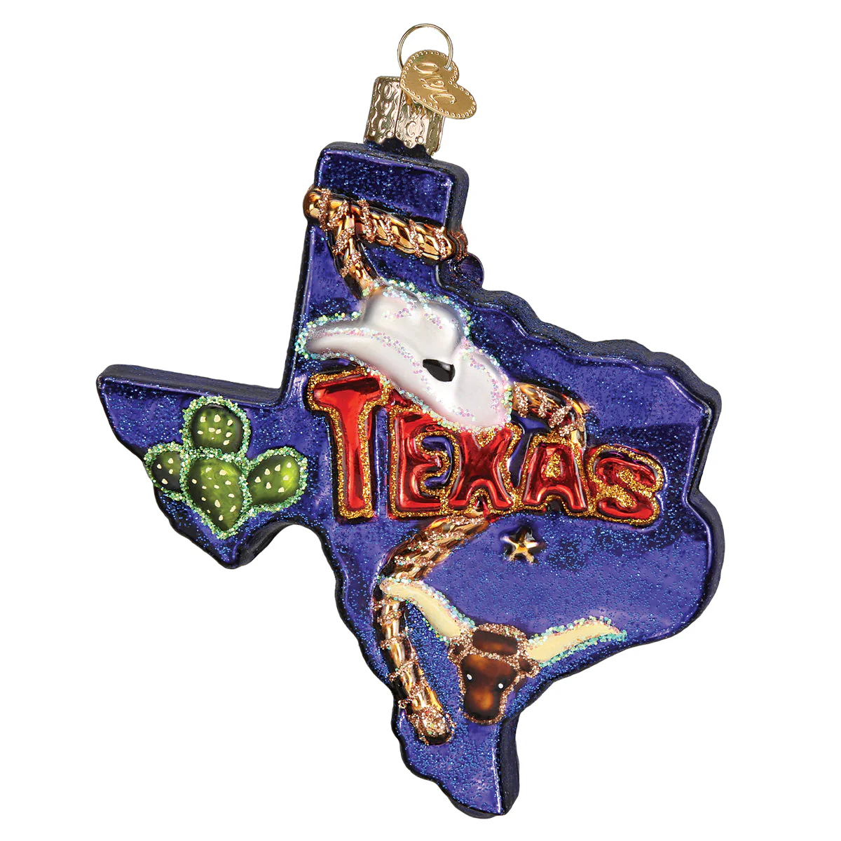 State Of Texas Ornament 4x4 Inch - Image 3