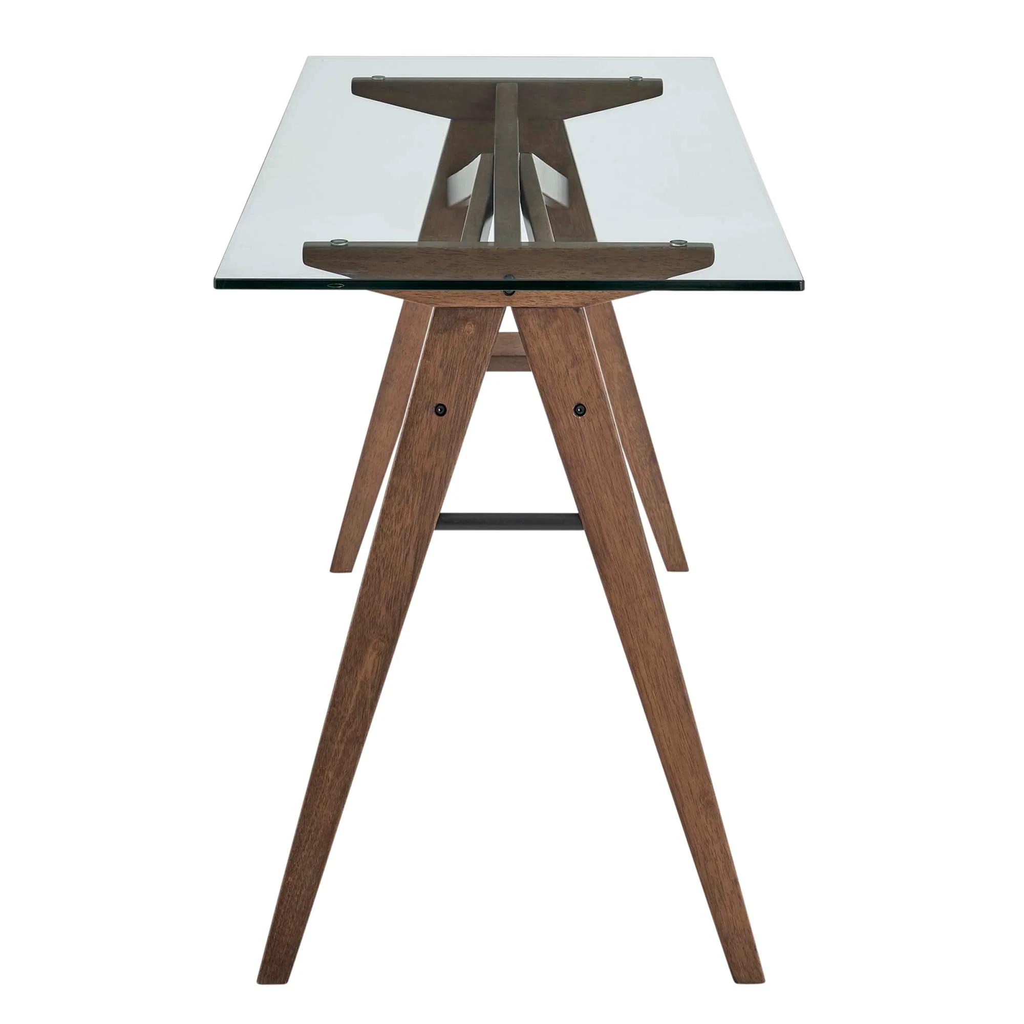 Steadfast Glass Top Office Desk by Modway - Image 3