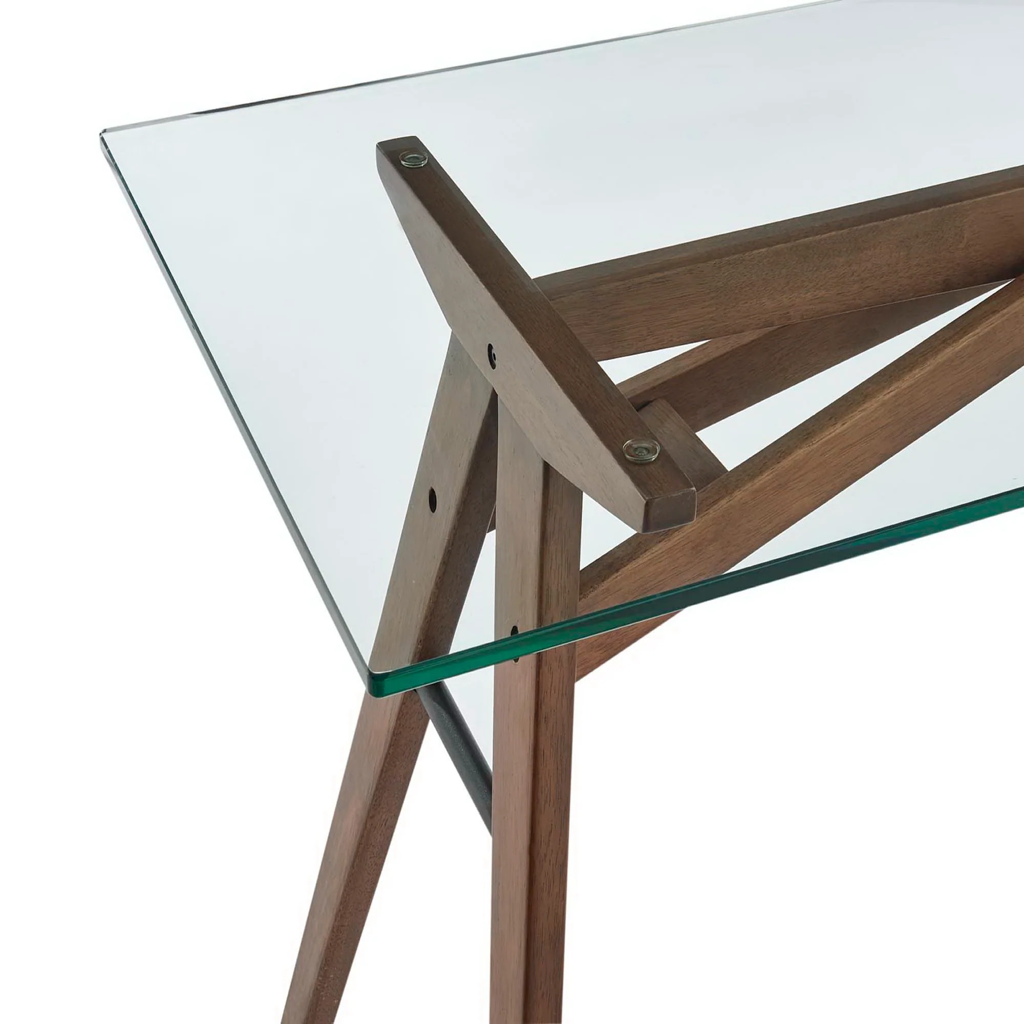Steadfast Glass Top Office Desk by Modway - Image 5