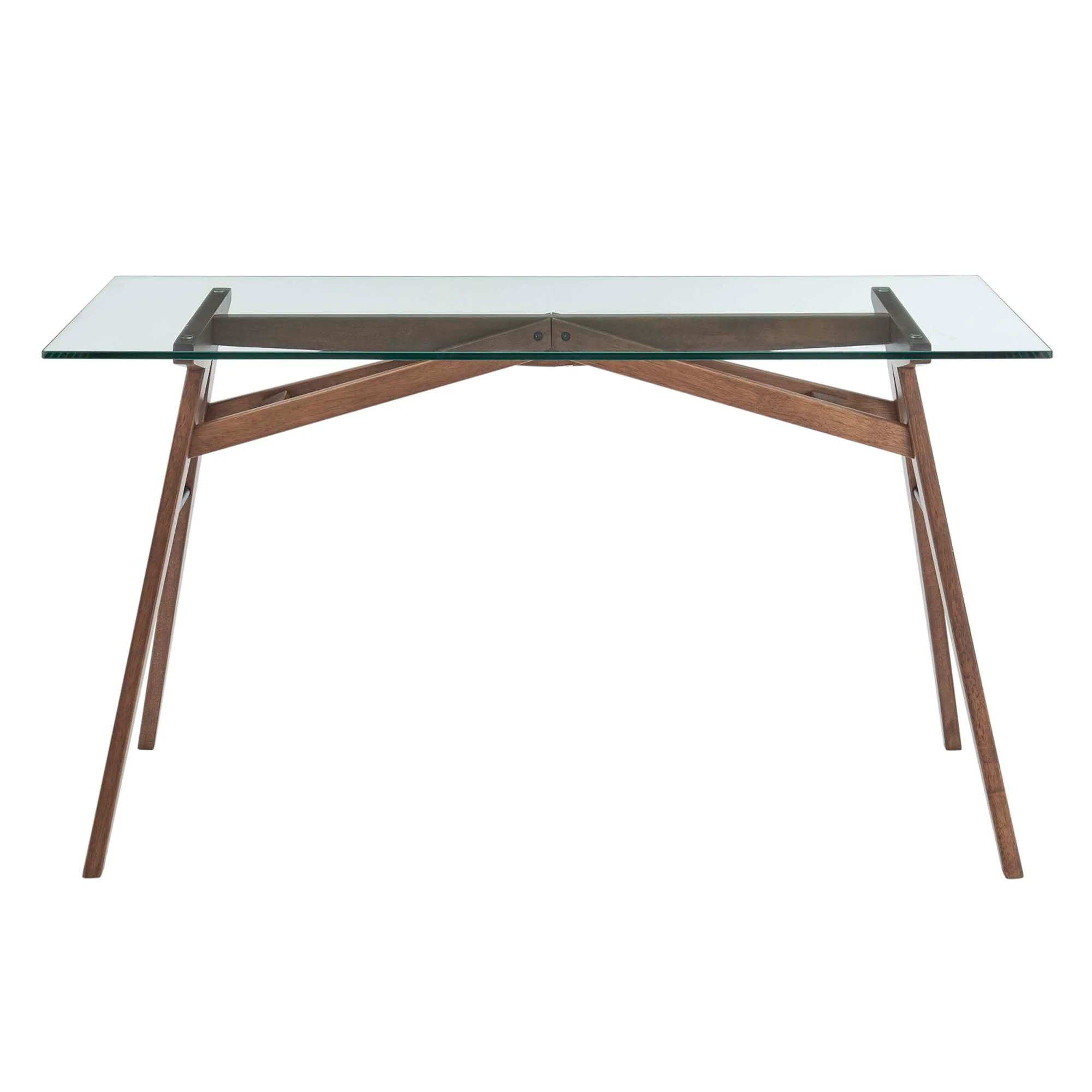 Steadfast Glass Top Office Desk by Modway - Image 6