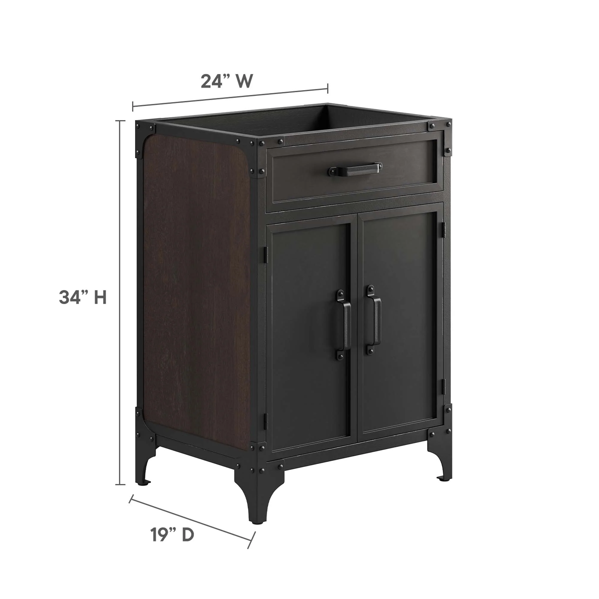 Steamforge 24" Bathroom Vanity Cabinet by Modway - Image 3