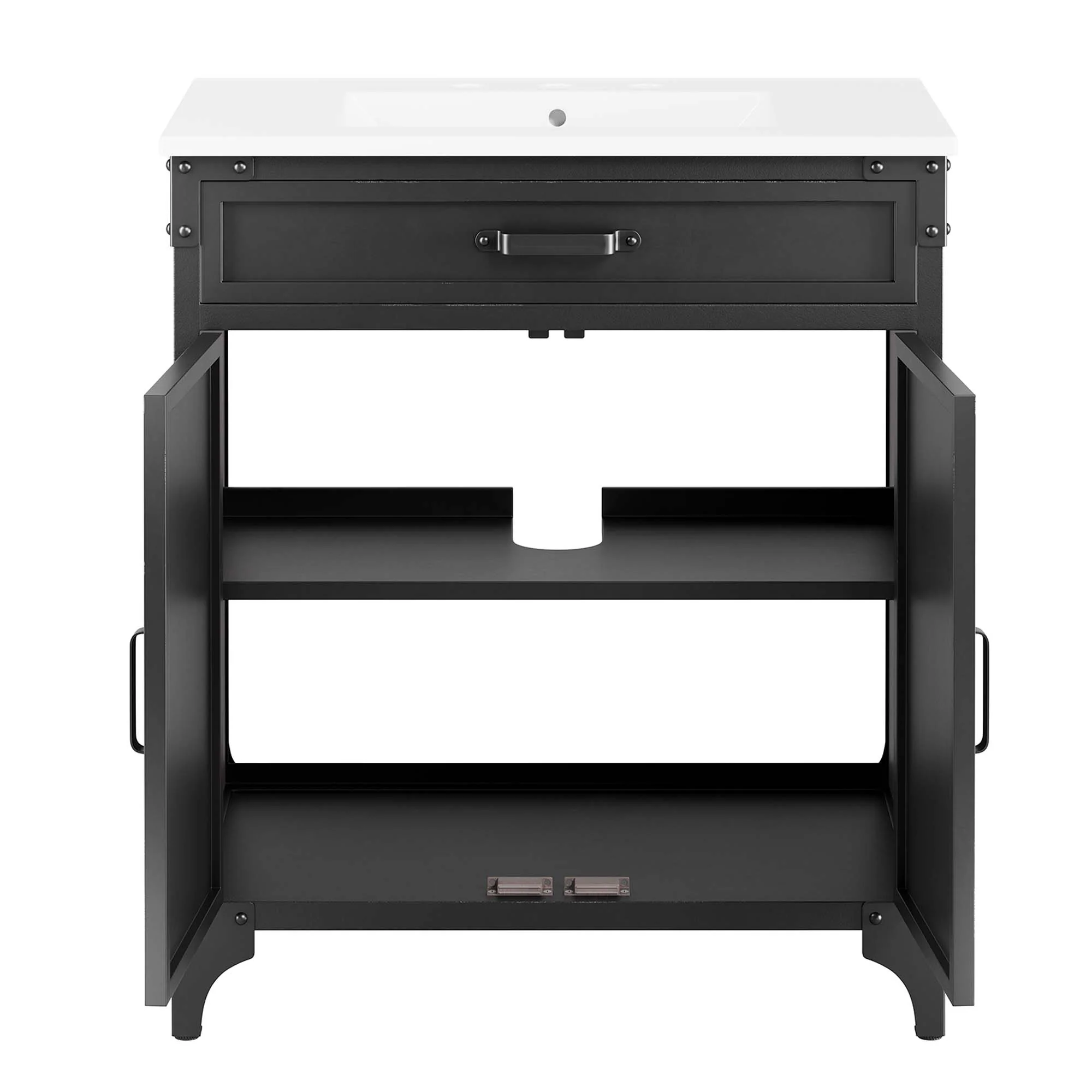 Steamforge 30" Bathroom Vanity Cabinet (Sink Basin Not Included) by Modway - Image 7