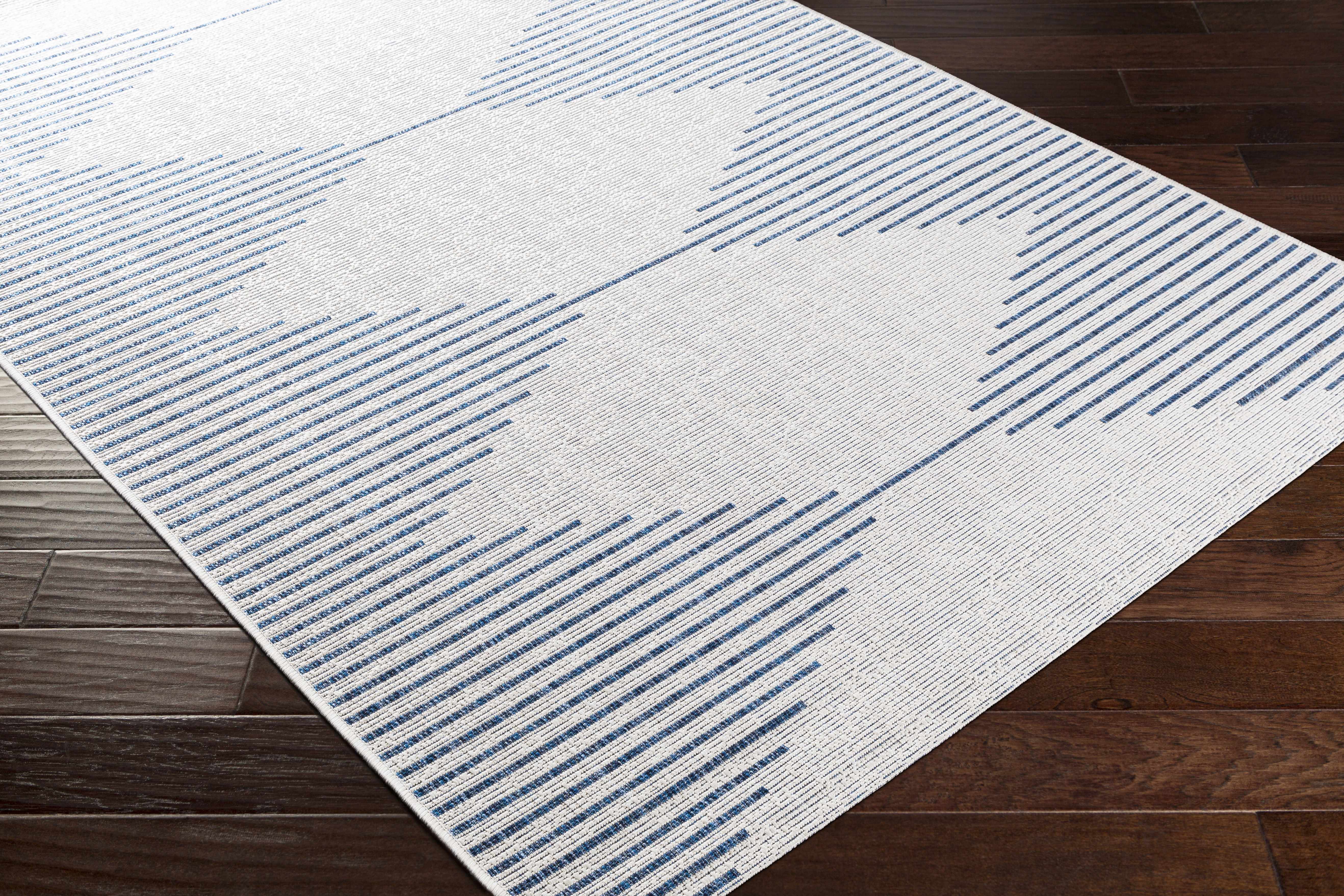 Stephan Blue & Cream Outdoor Rug - Image 10