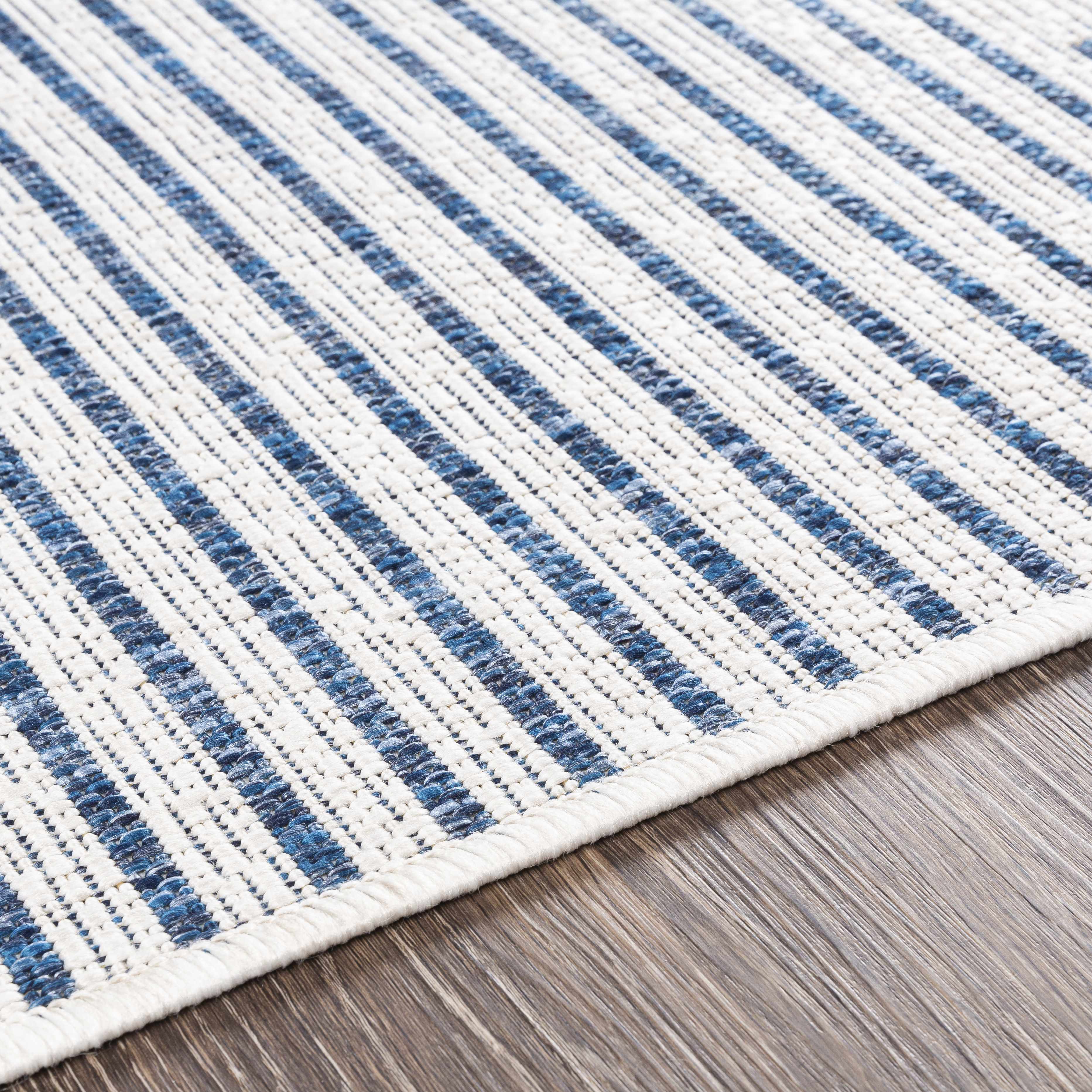 Stephan Blue & Cream Outdoor Rug - Image 8