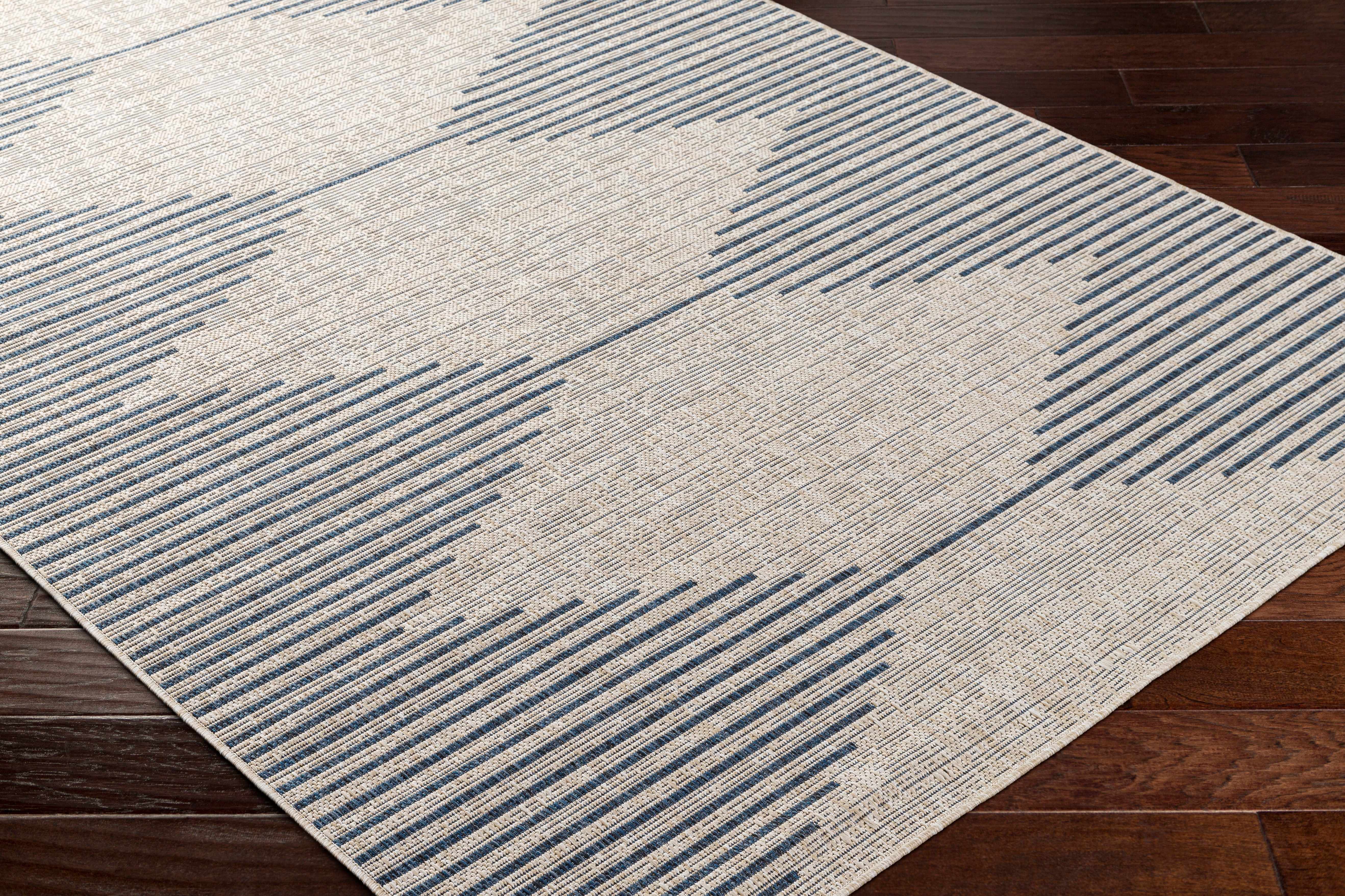 Stephan Blue & Gray Outdoor Rug - Image 3