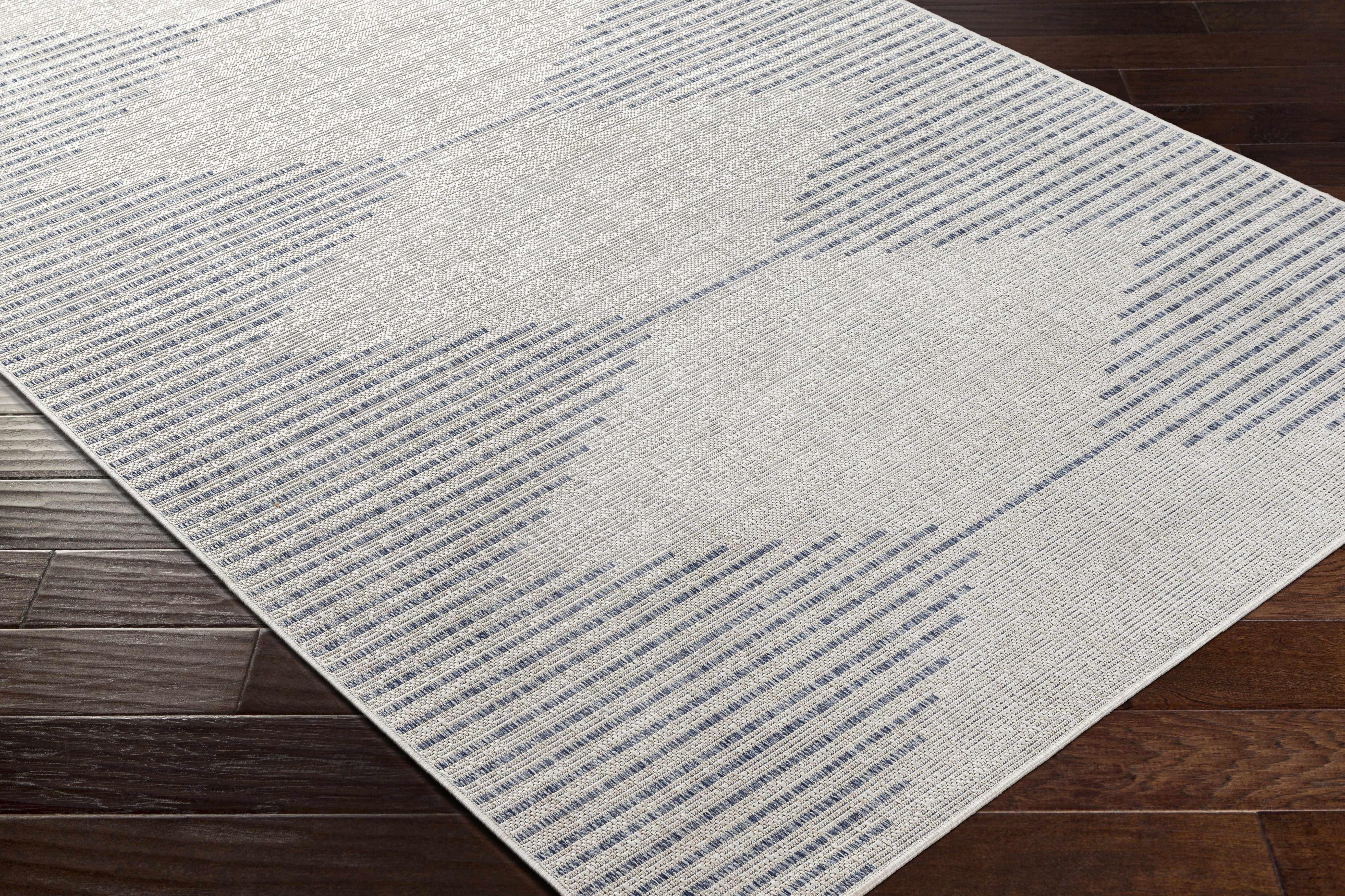 Stephan Gray & Blue Outdoor Rug - Image 4