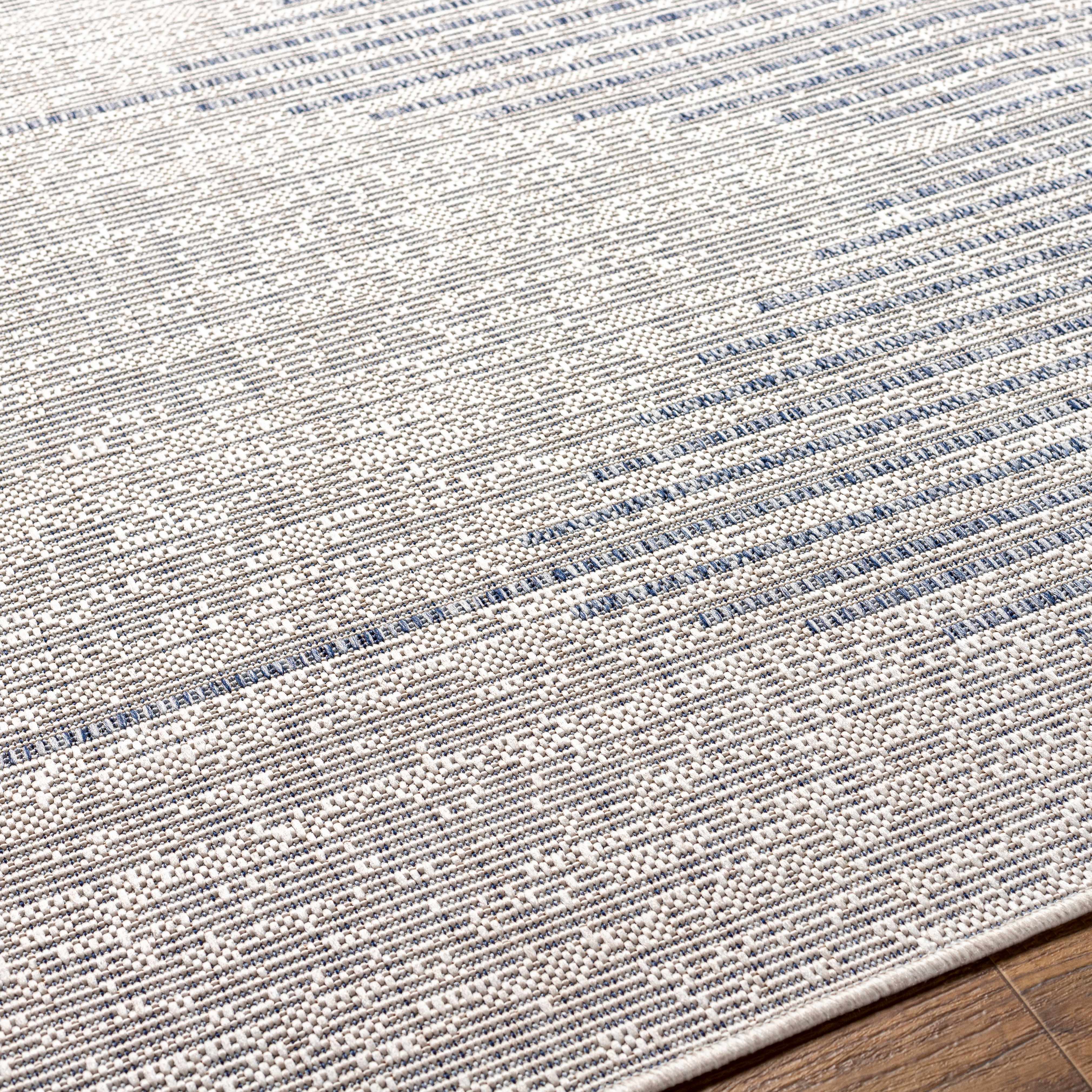 Stephan Gray & Blue Outdoor Rug - Image 5