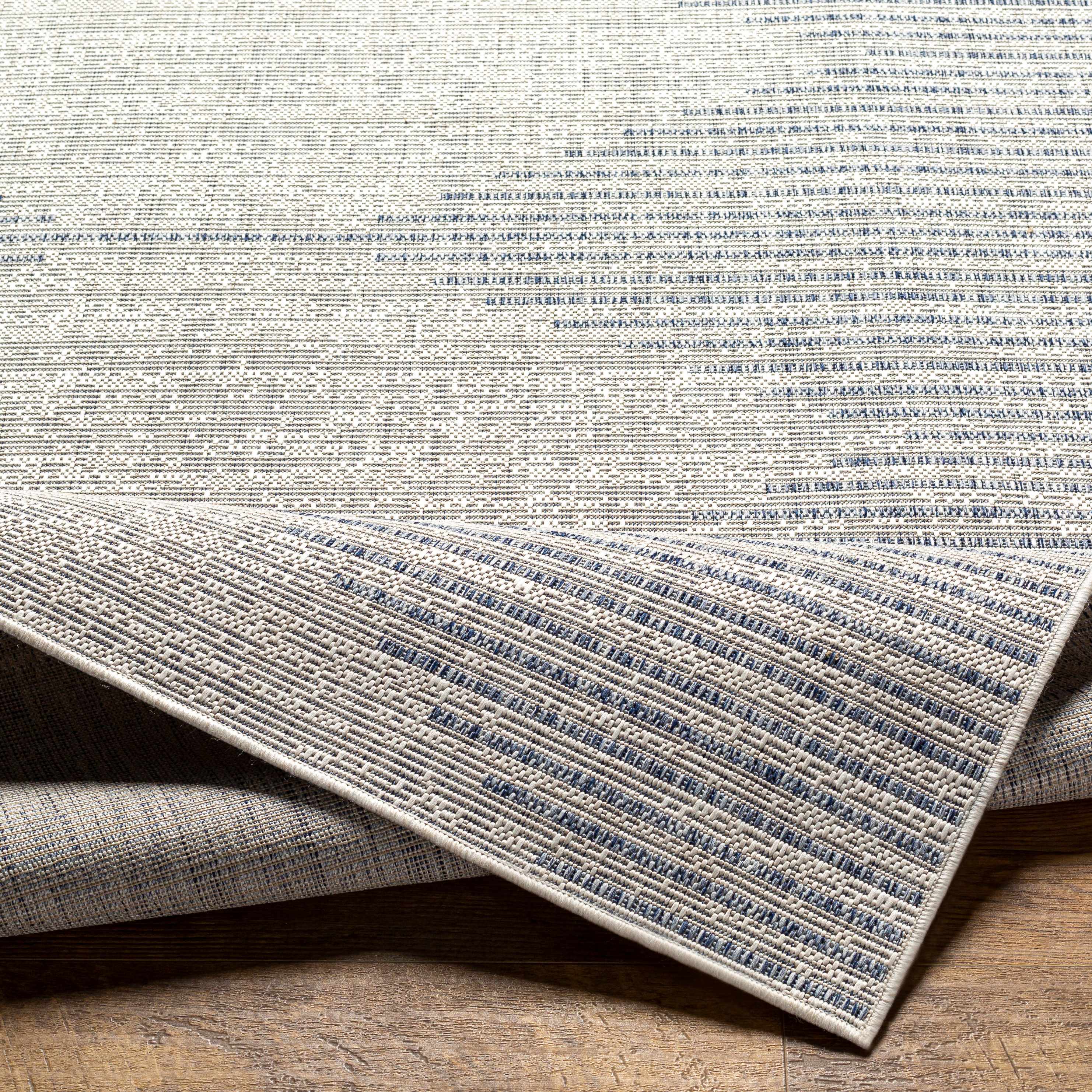 Stephan Gray & Blue Outdoor Rug - Image 6