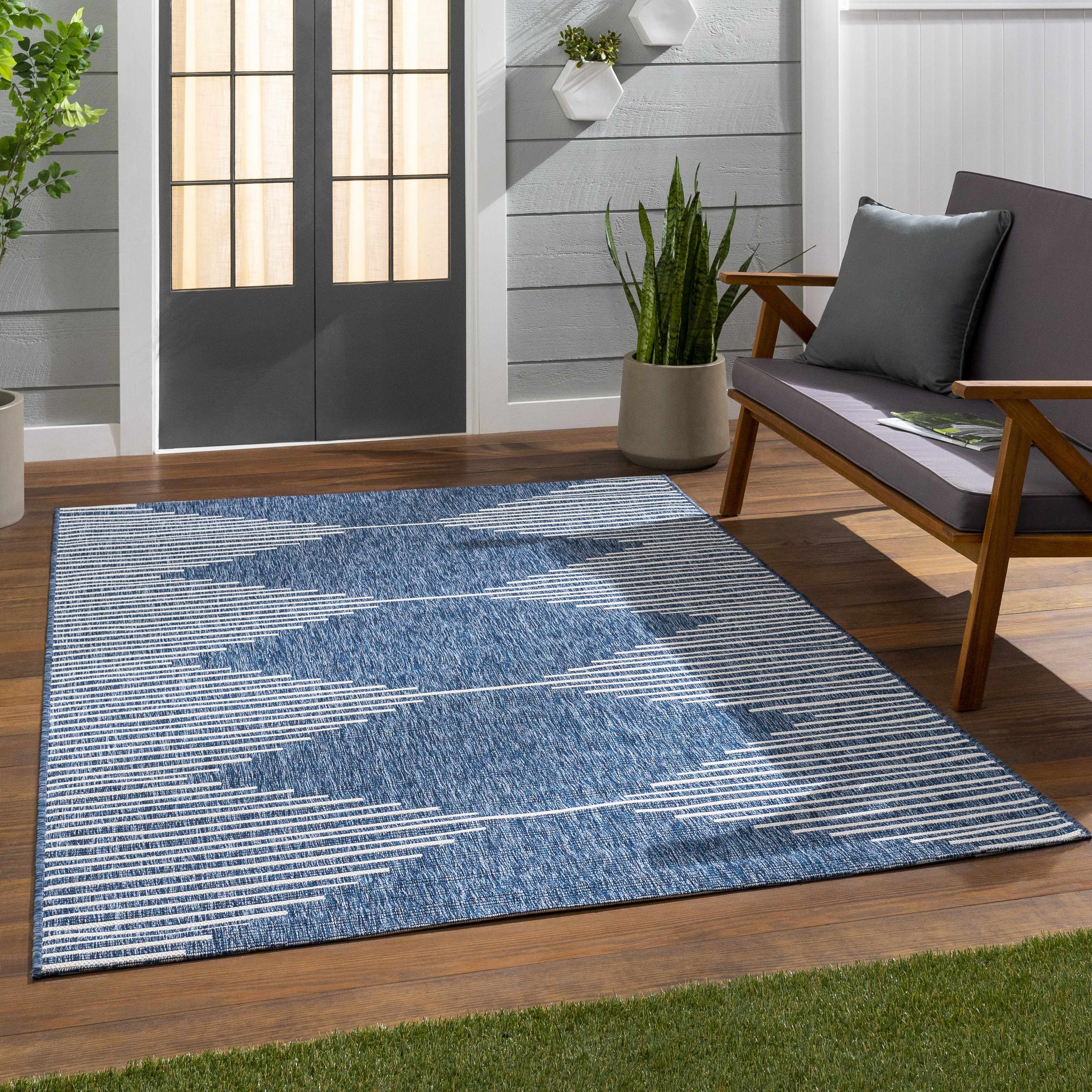 Stephan Navy Outdoor Rug - Image 17