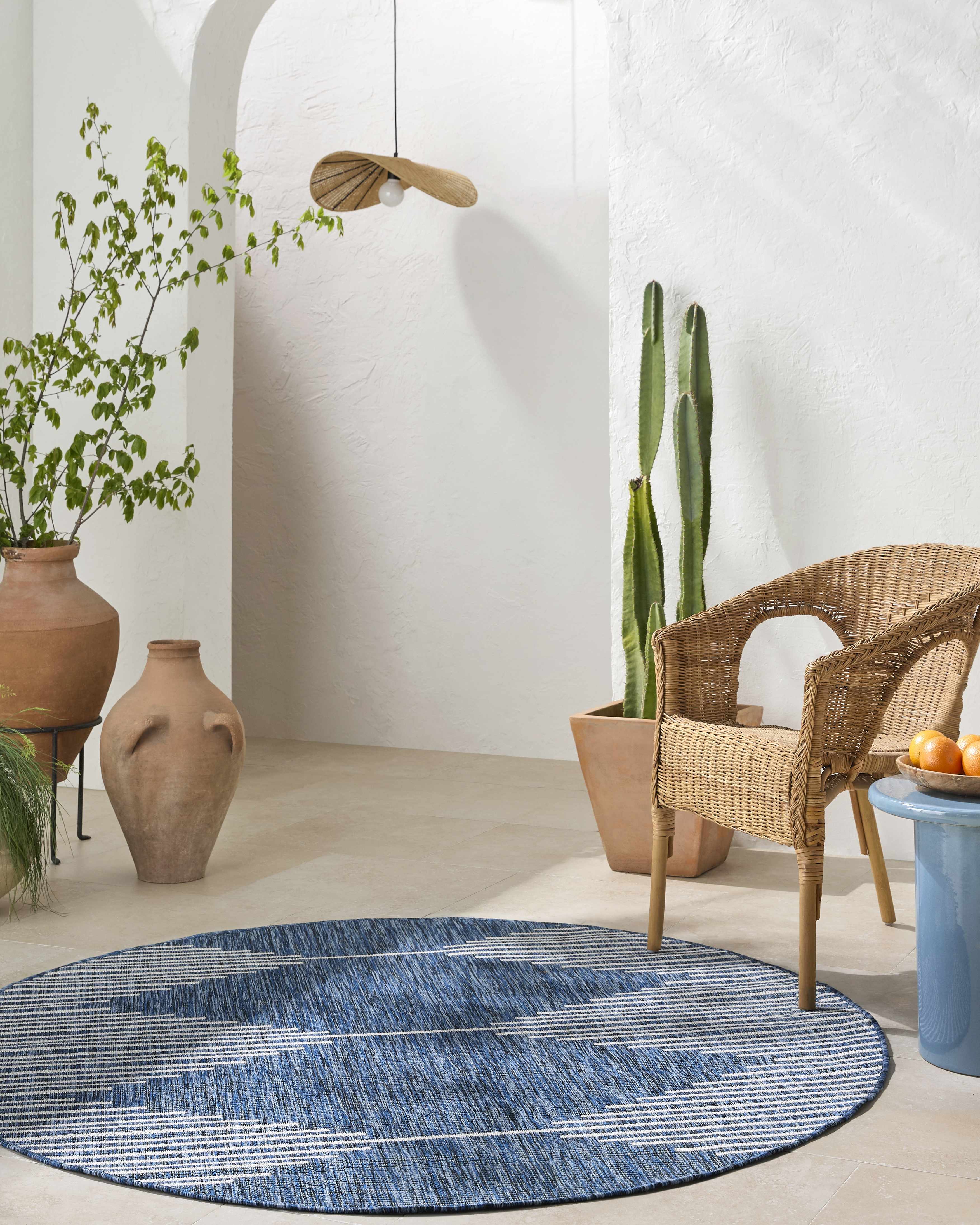 Stephan Navy Outdoor Rug - Image 19