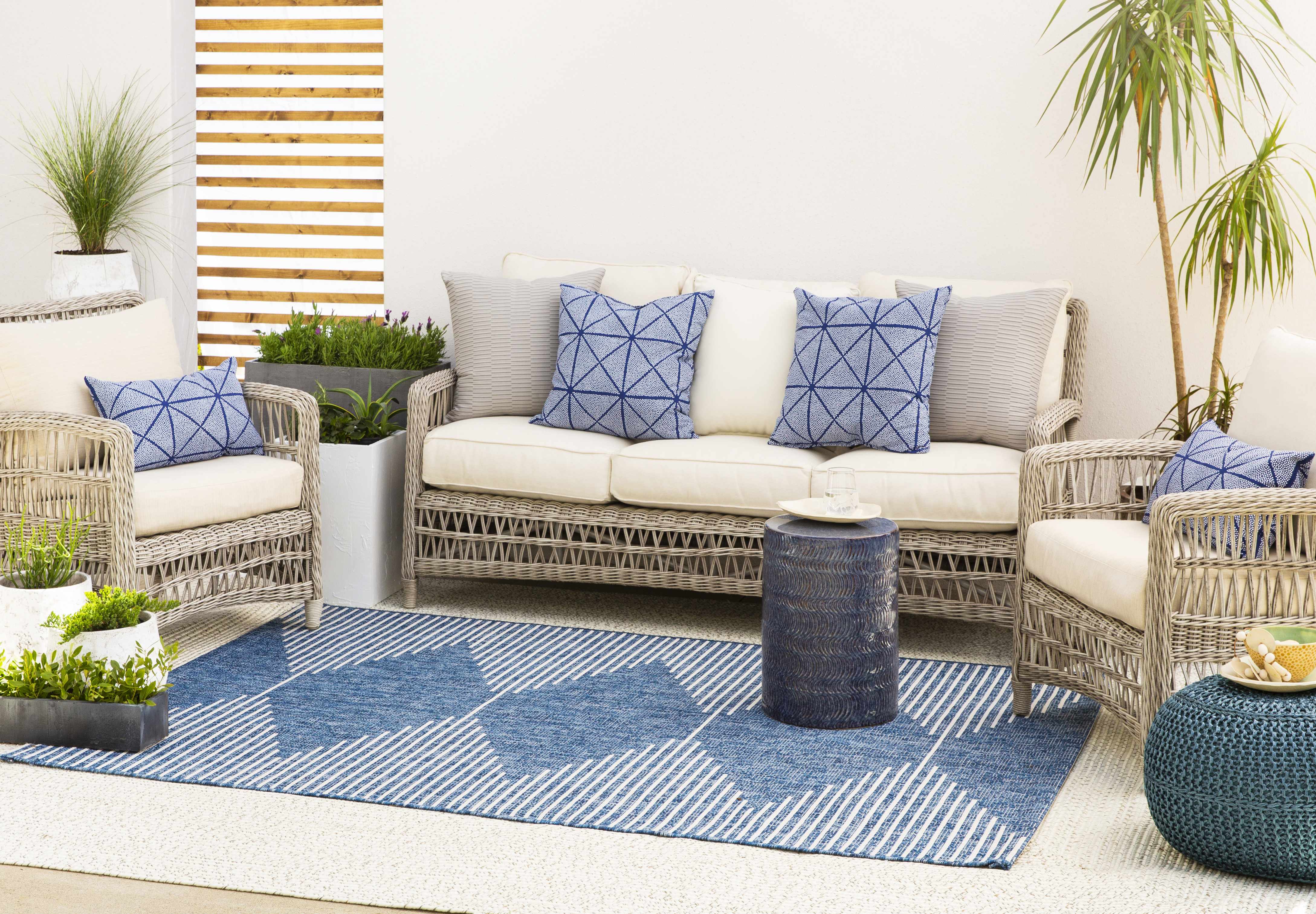 Stephan Navy Outdoor Rug - Image 5