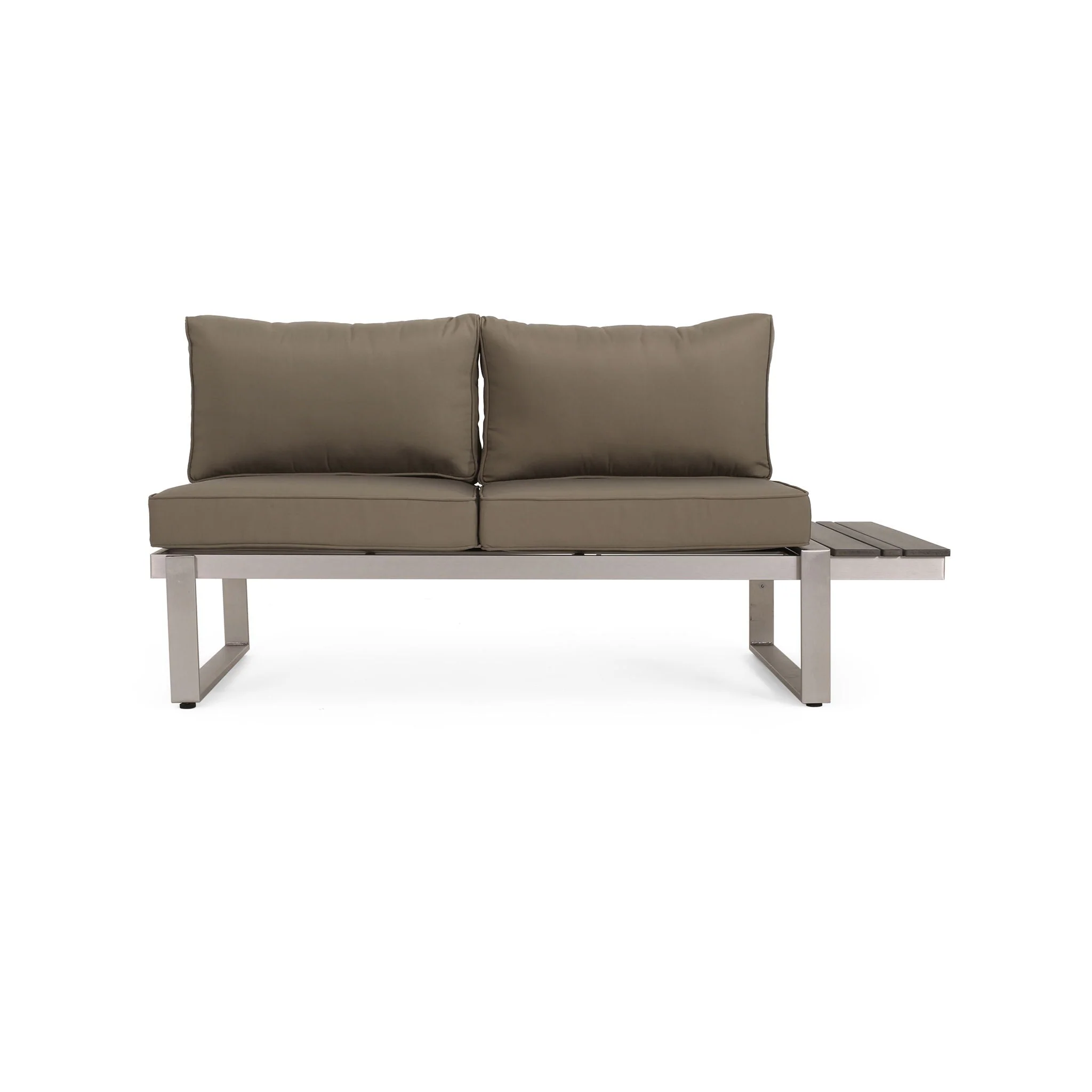 Sterling Outdoor V Shaped 5 Seater Sofa Set With Cushions - Image 4