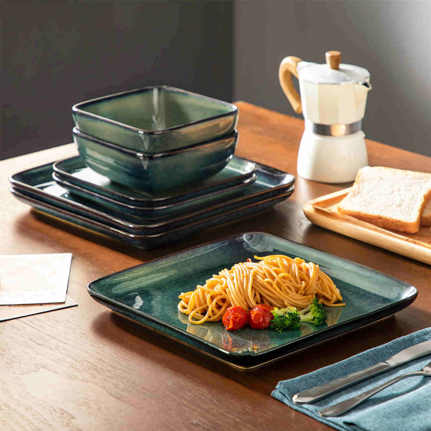 Stern 12 Piece Dinnerware Set - Image 13