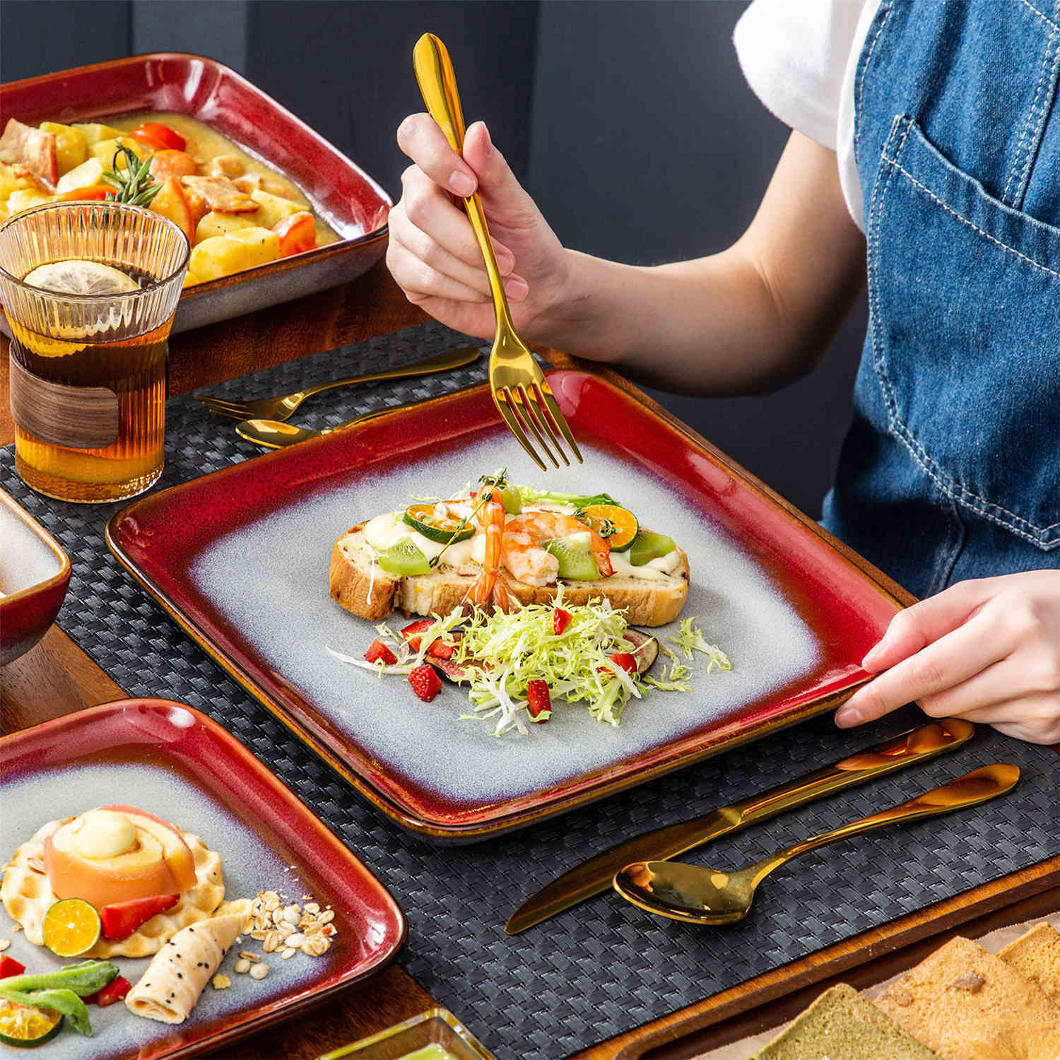 Stern 16 Piece Dinnerware Set - Image 18