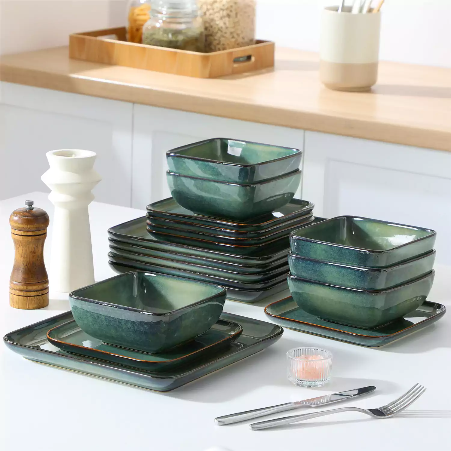 Stern 18 Piece Dinnerware Set - Image 29
