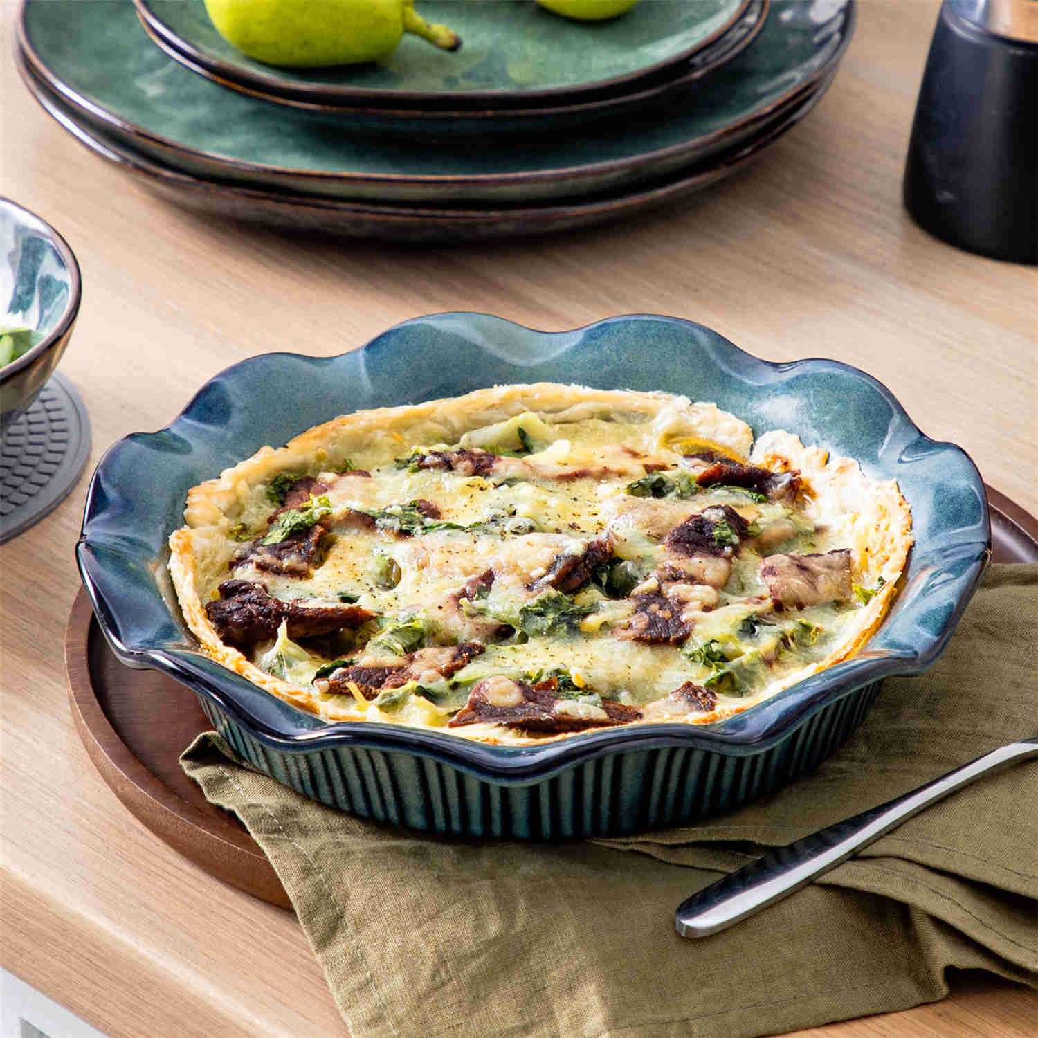 Stern Fluted Pie Pan - Image 8